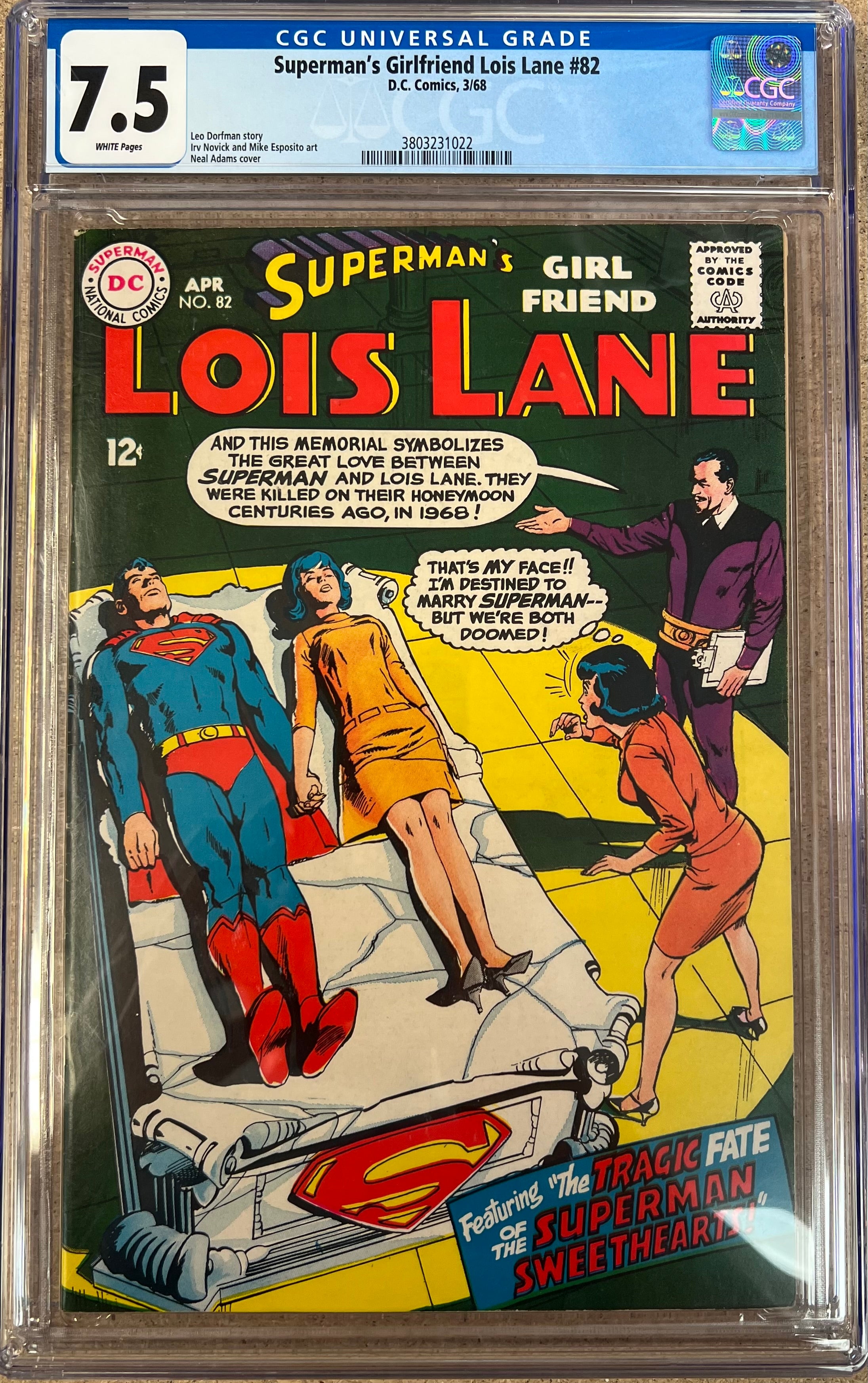 Superman's Girlfriend Lois Lane #82 CGC 7.5