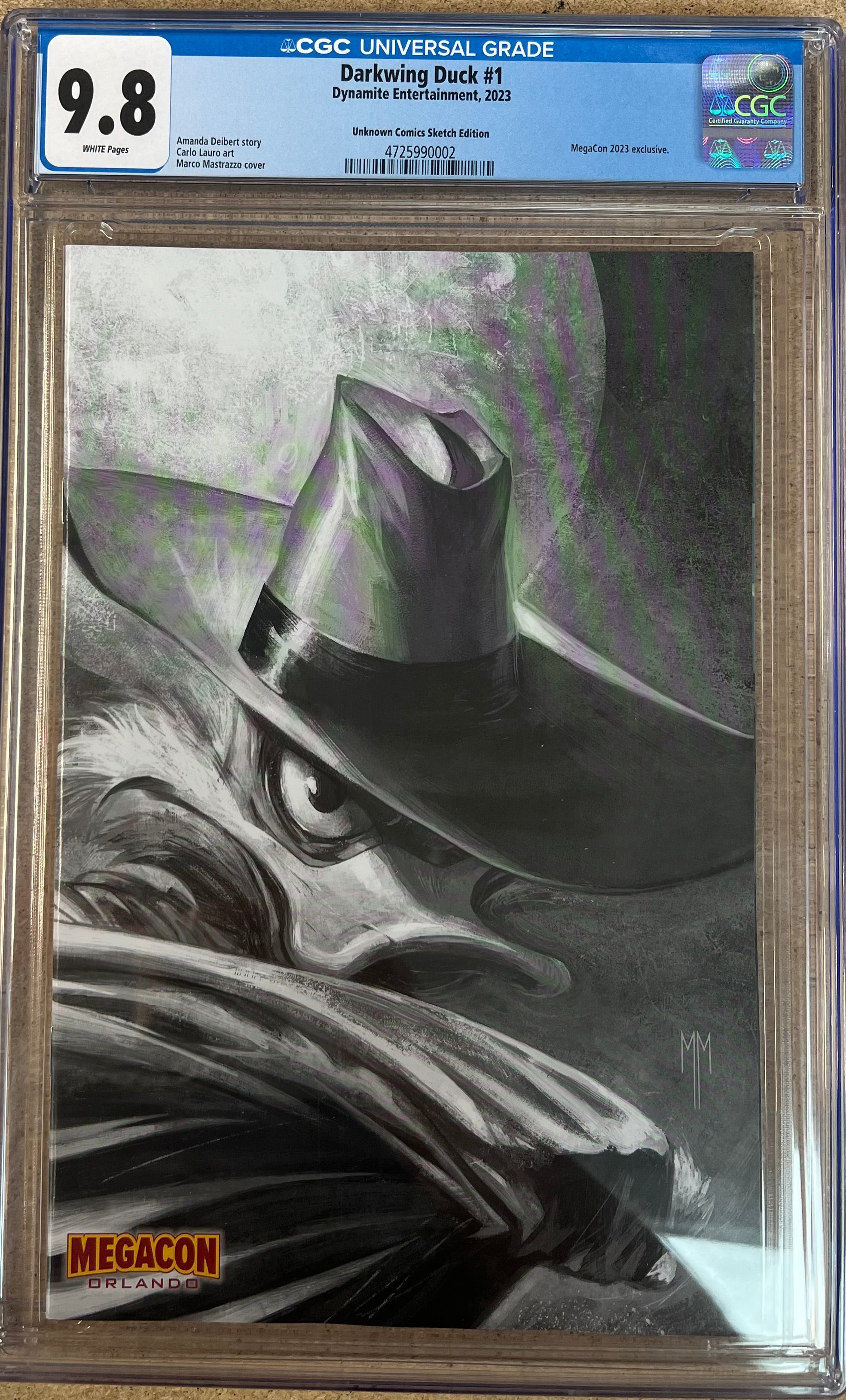 Darkwing Duck #1 MEGACON 2023 CGC 9.8