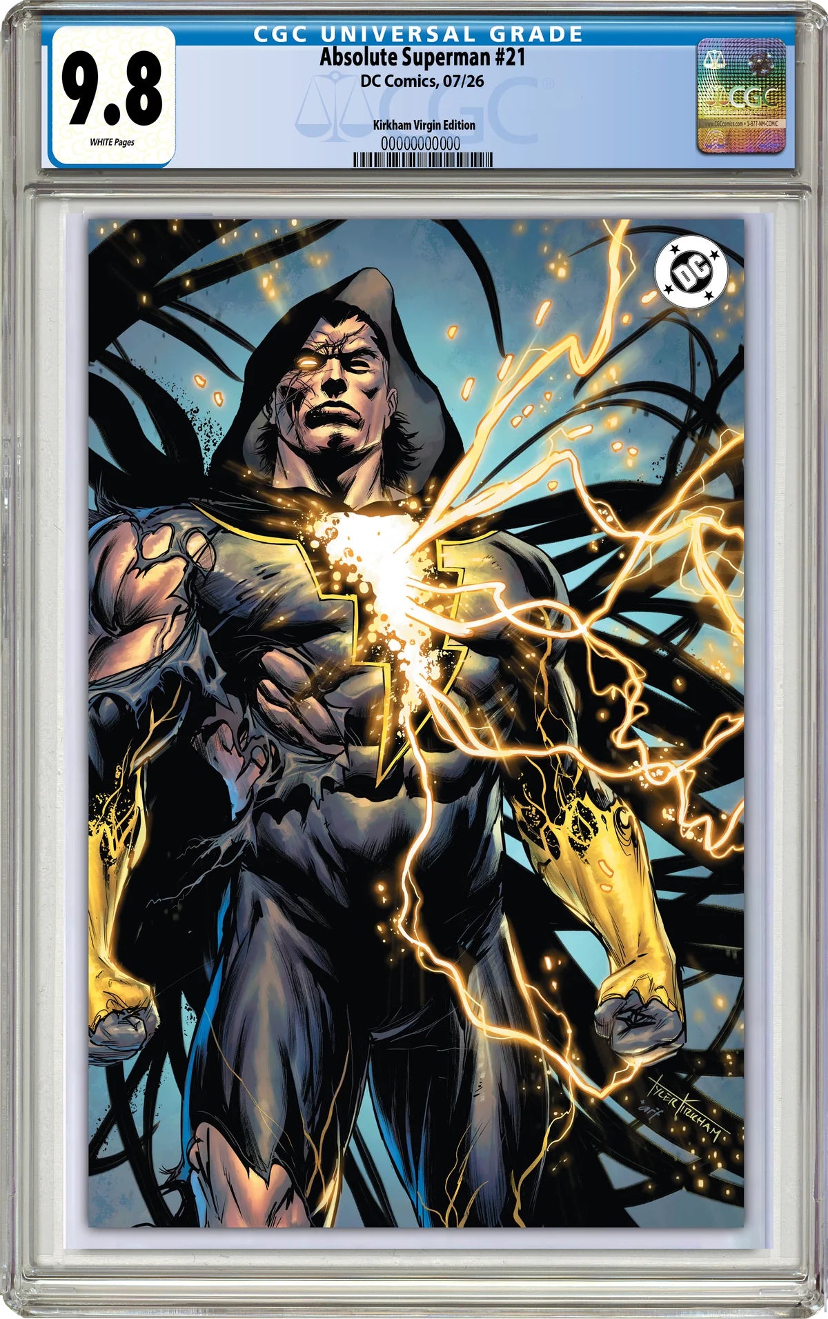 ABSOLUTE SUPERMAN #21 TYLER KIRKHAM SDCC BATTLE DAMAGED EXCLUSIVE VARIANT COVERS