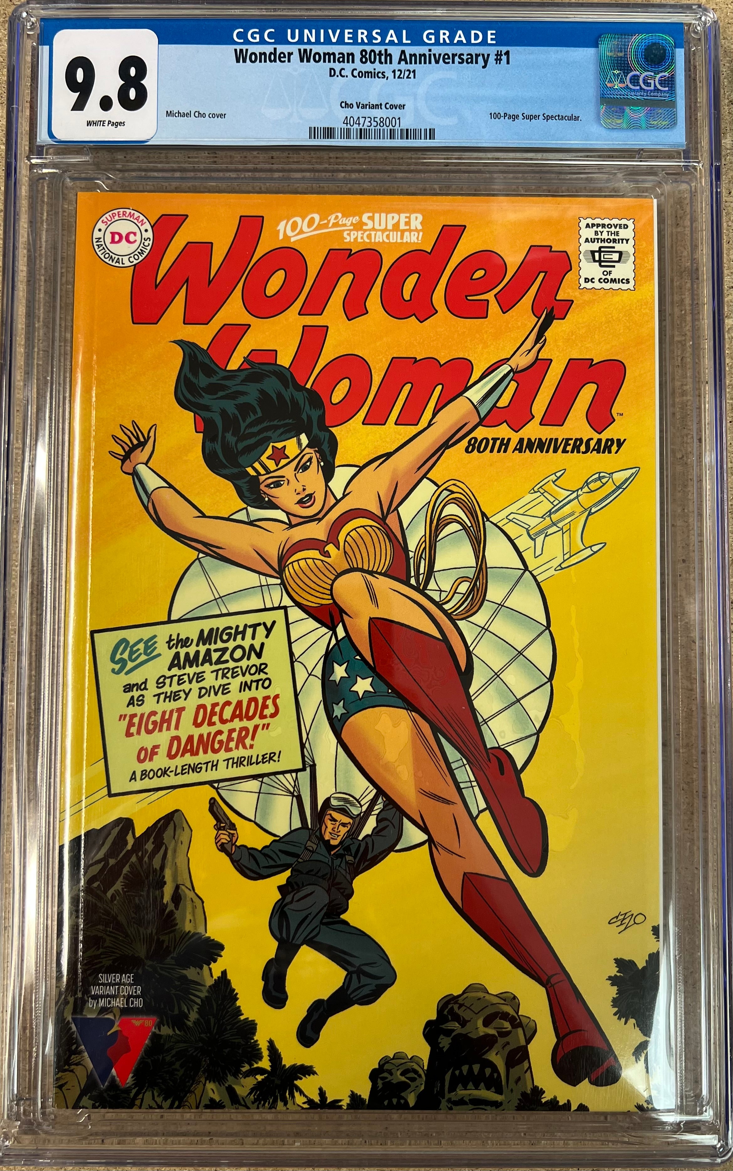 Wonder Woman 80th Anniversary #1 Cho Variant CGC 9.8