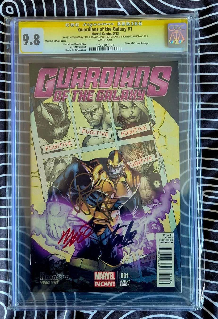 Guardians of the Galaxy #1 Phantom Variant SS CGC 9.8