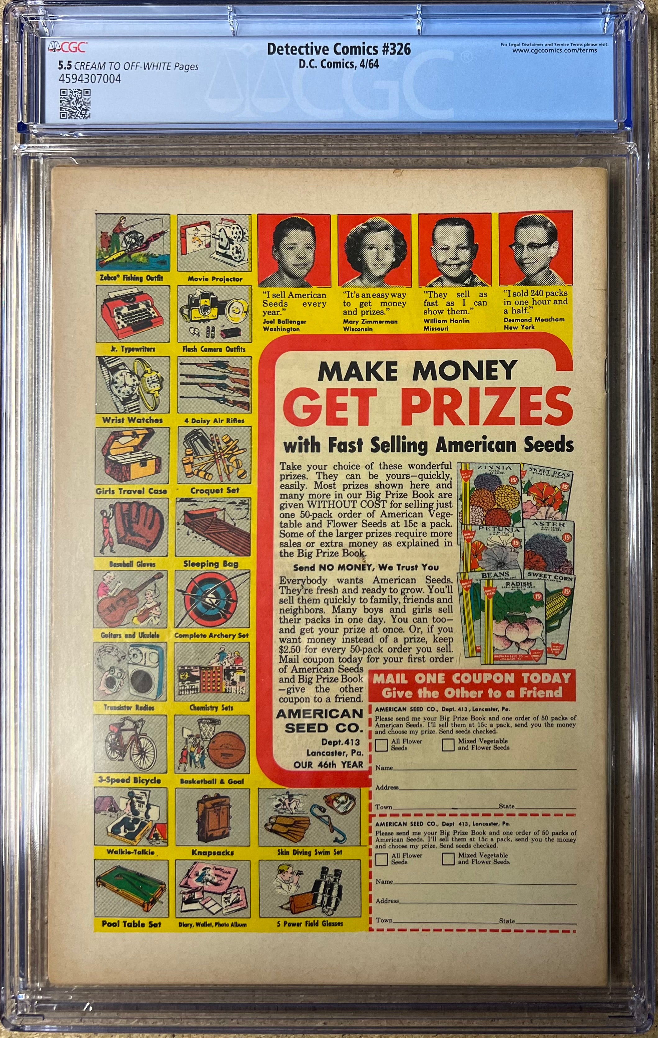 Detective Comics #326 CGC 5.5