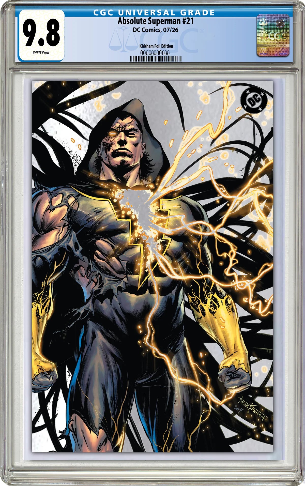ABSOLUTE SUPERMAN #21 TYLER KIRKHAM SDCC BATTLE DAMAGED EXCLUSIVE VARIANT COVERS