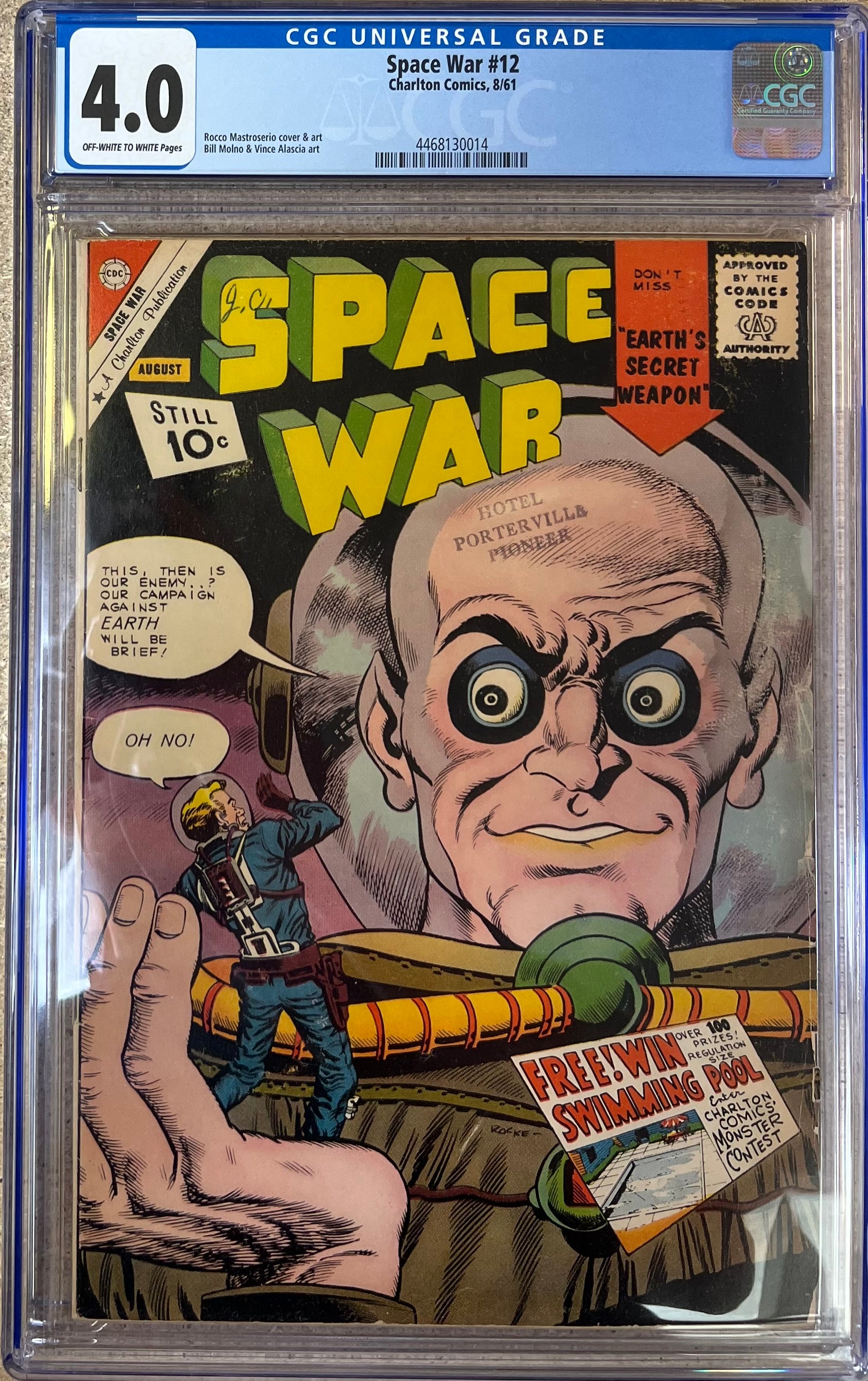 Space War #12 CGC 4.0