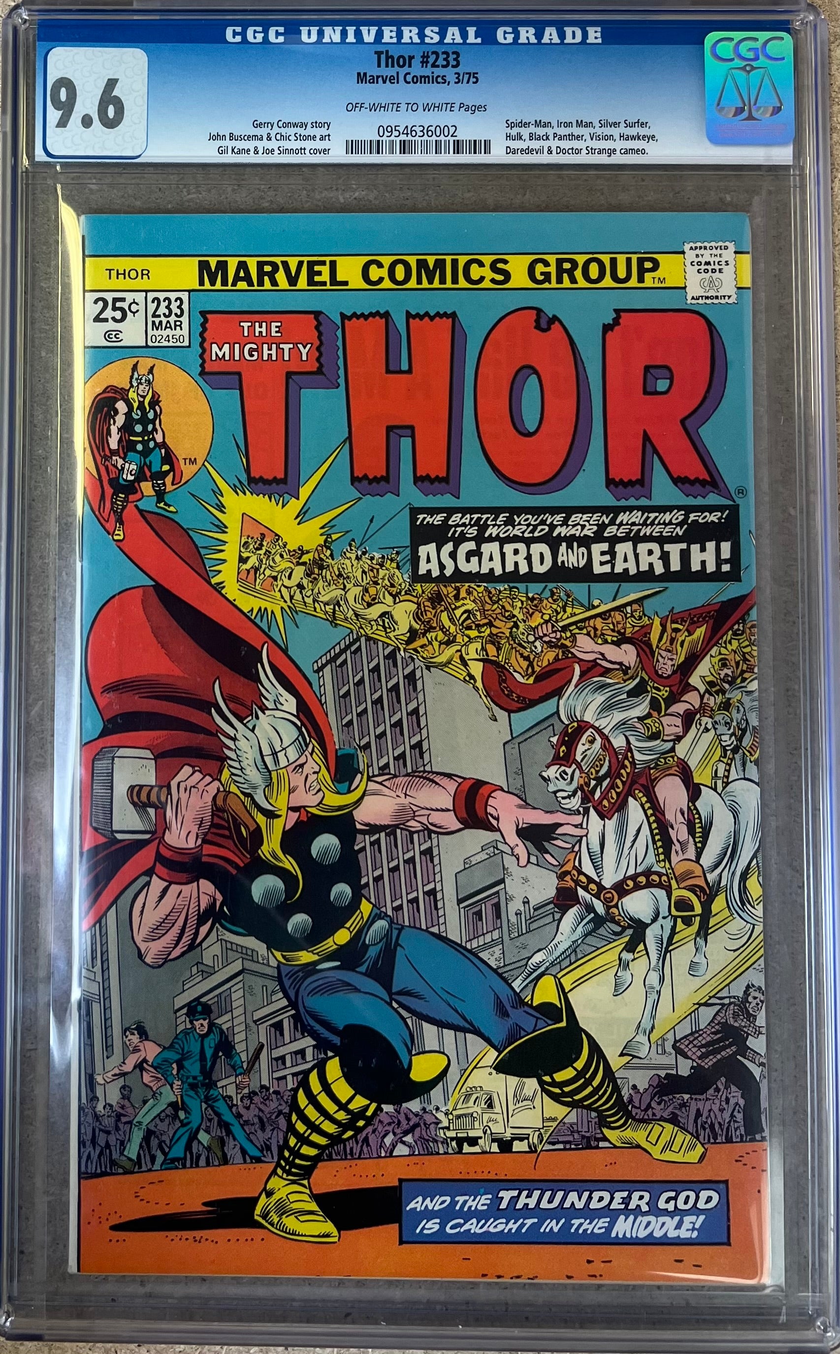 Thor #233 CGC 9.6