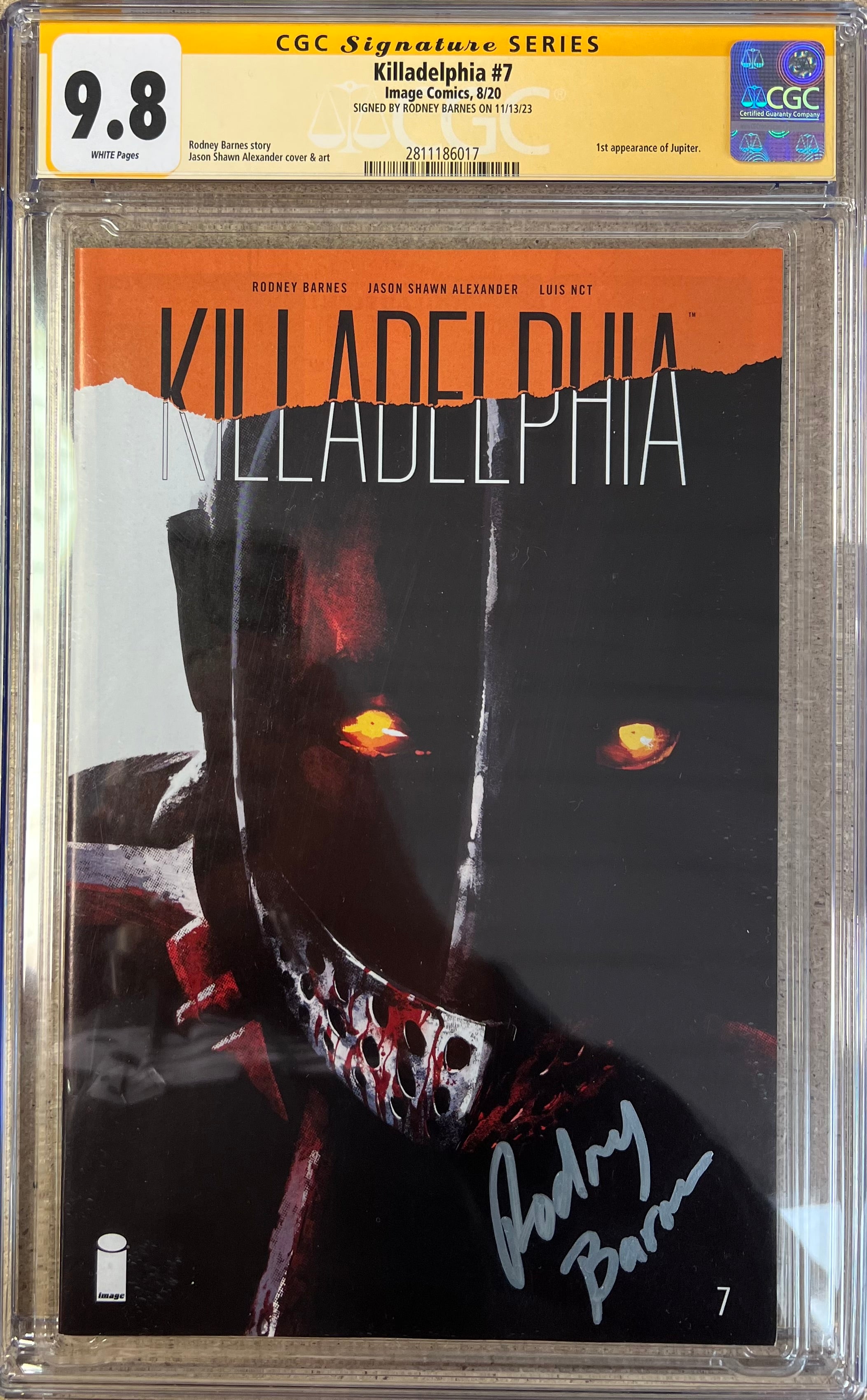 Killadelphia #7 SS CGC 9.8