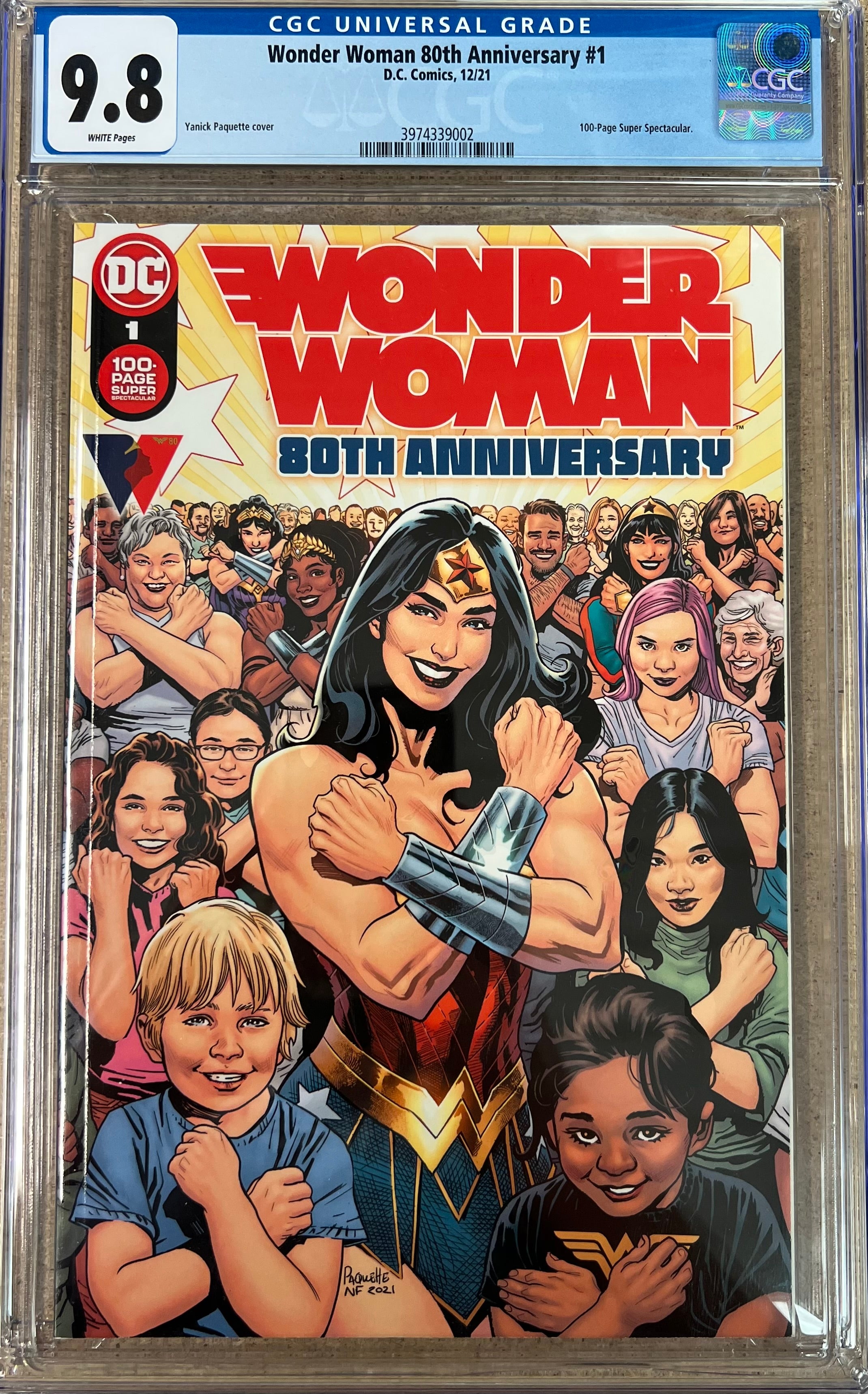 Wonder Woman 80th Anniversary #1 CGC 9.8