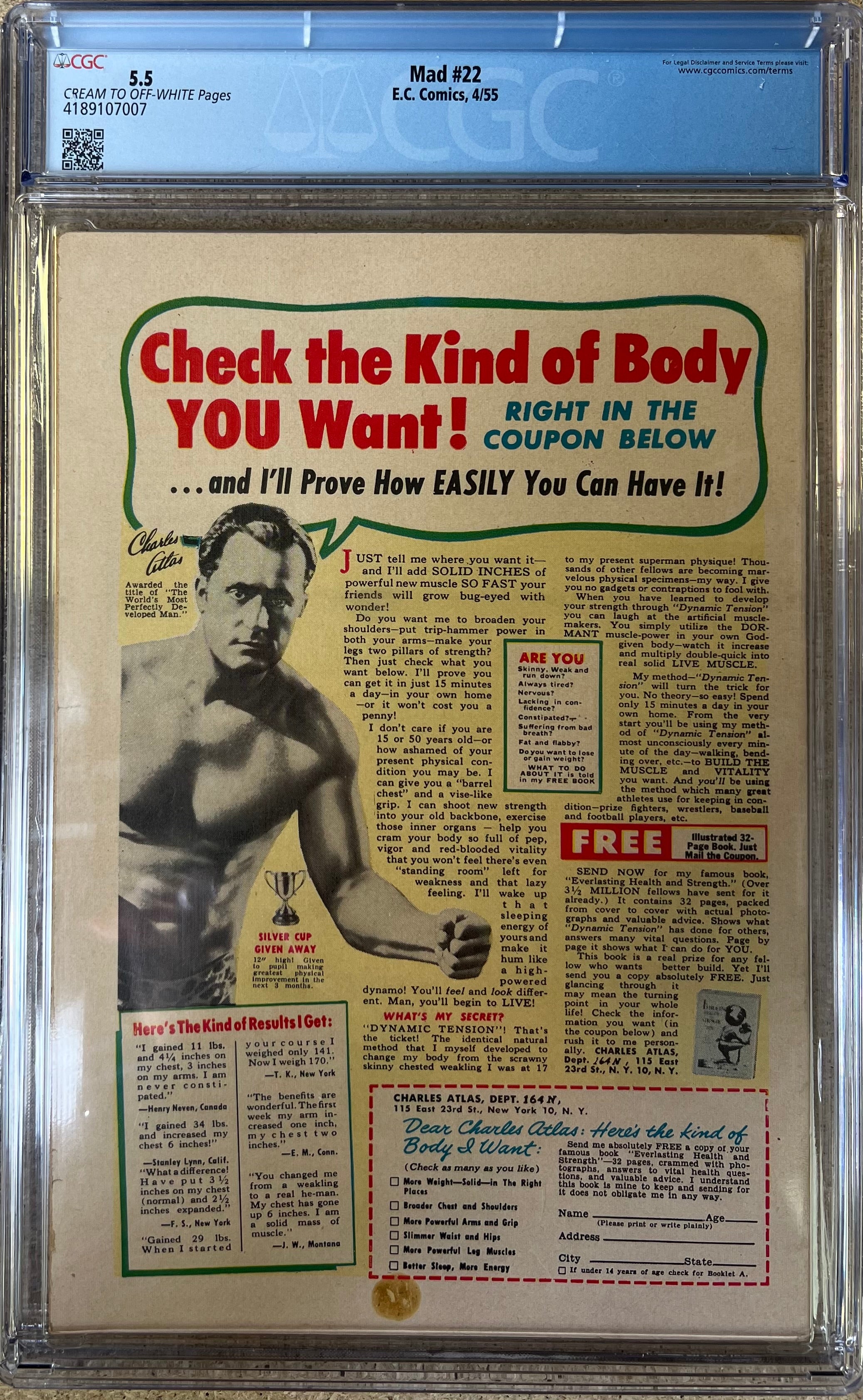 Mad #22 CGC 5.5