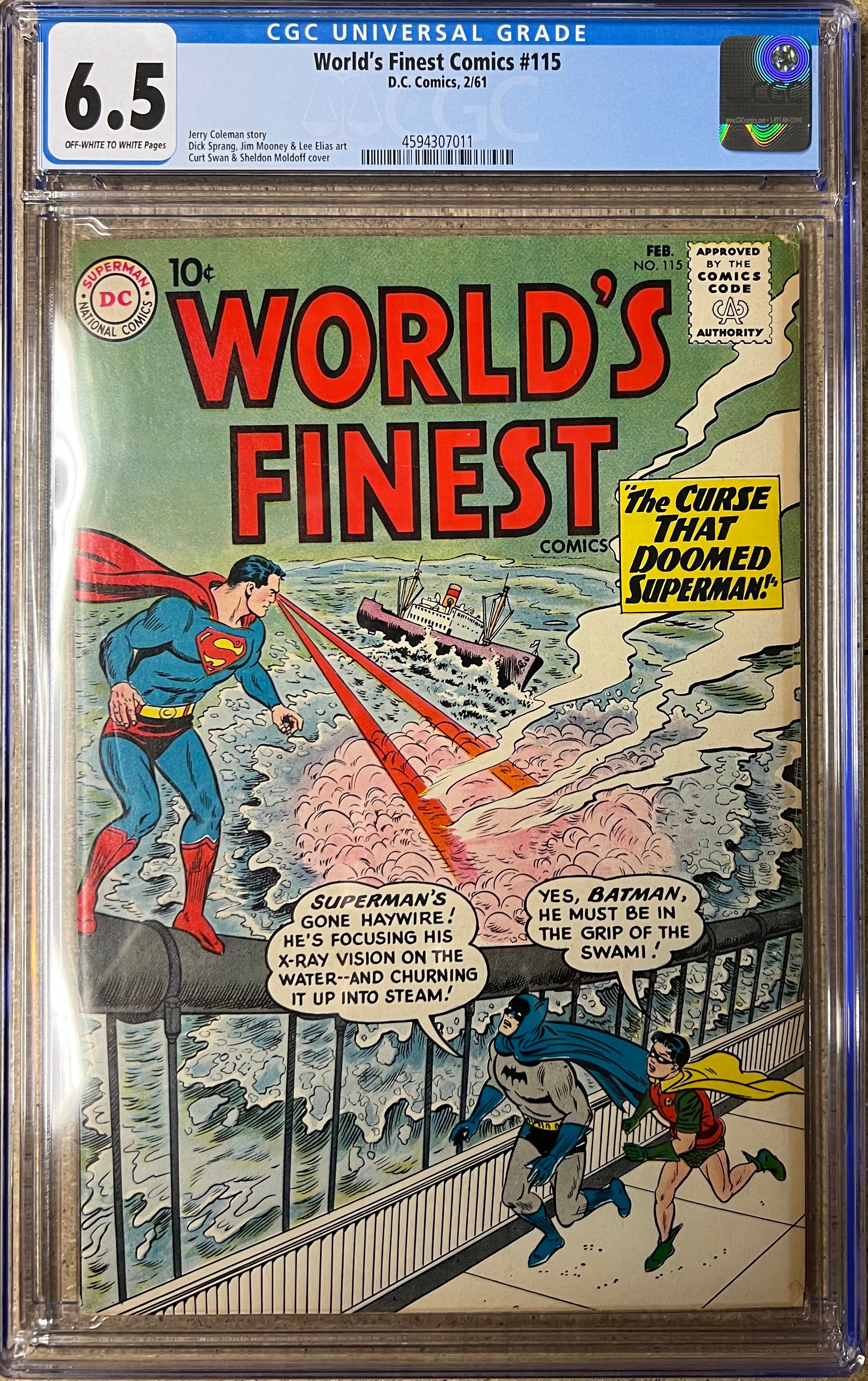 World's Finest Comics #115 CGC 6.5