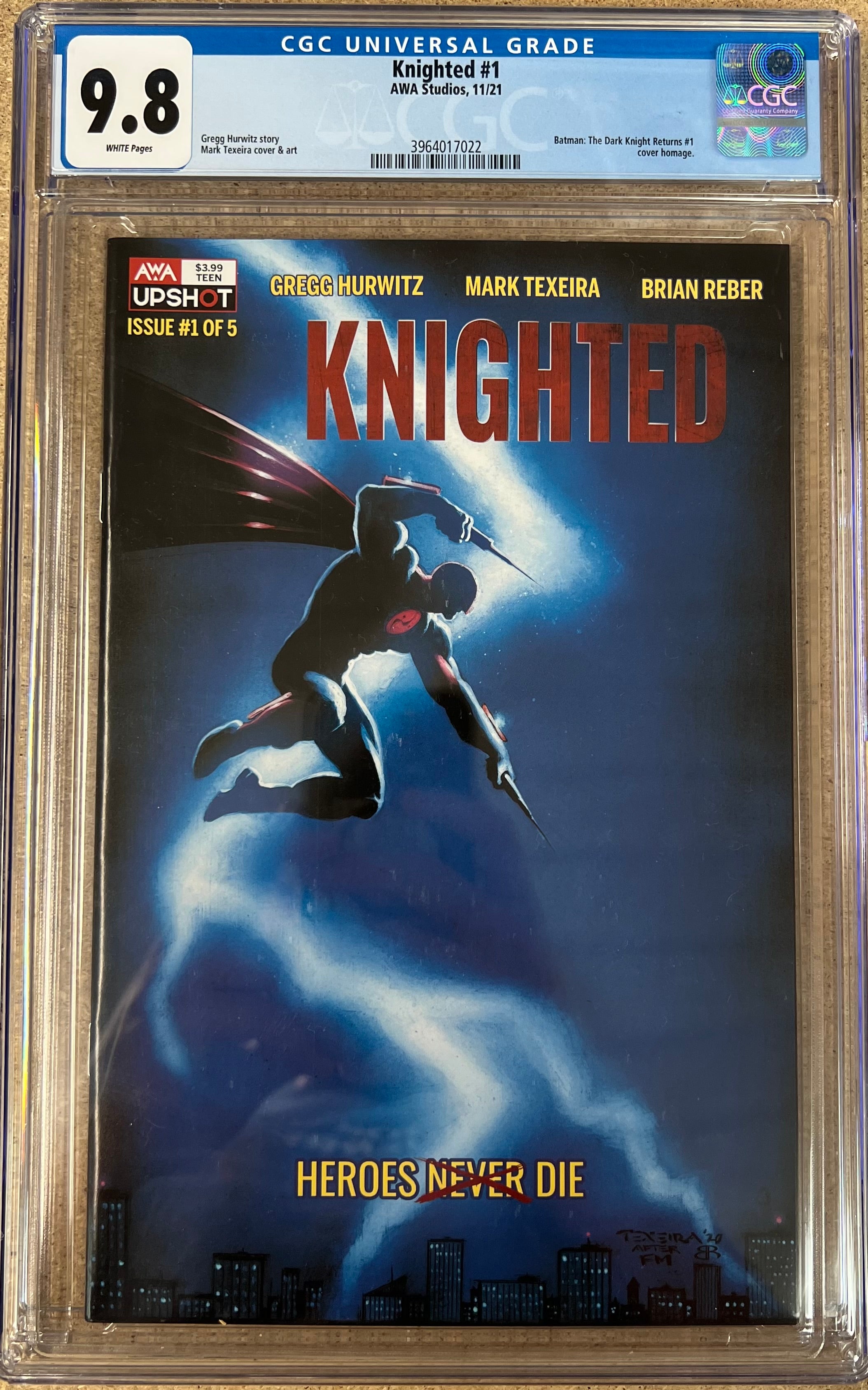 Knighted #1 CGC 9.8