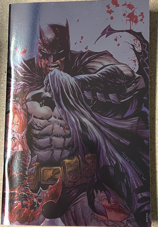 Superman #4/ Batman #136 Kirkham Battle Damage Foil Variant - Slab City Comics 
