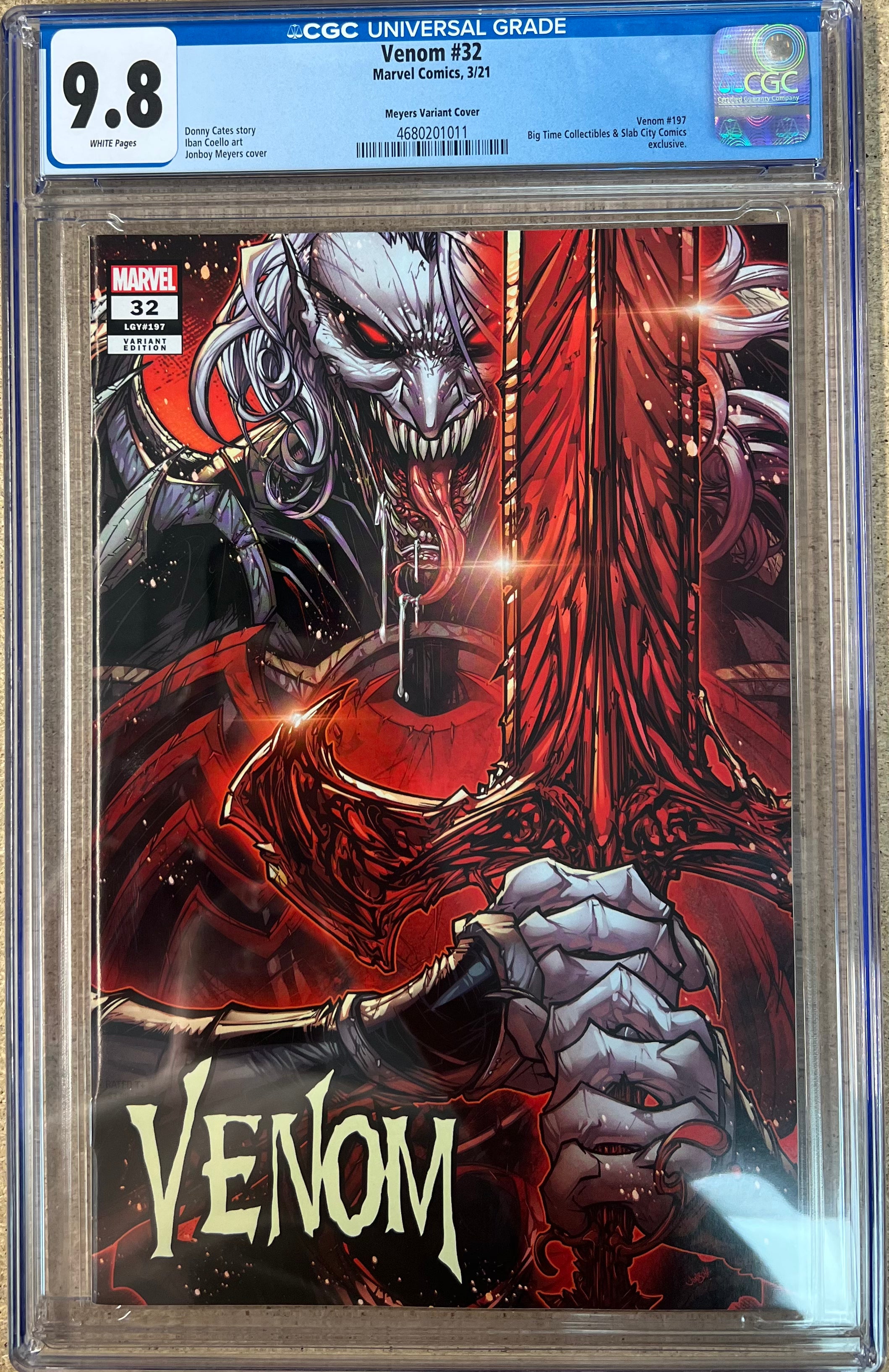 Venom #32 Jonboy Variant CGC 9.8