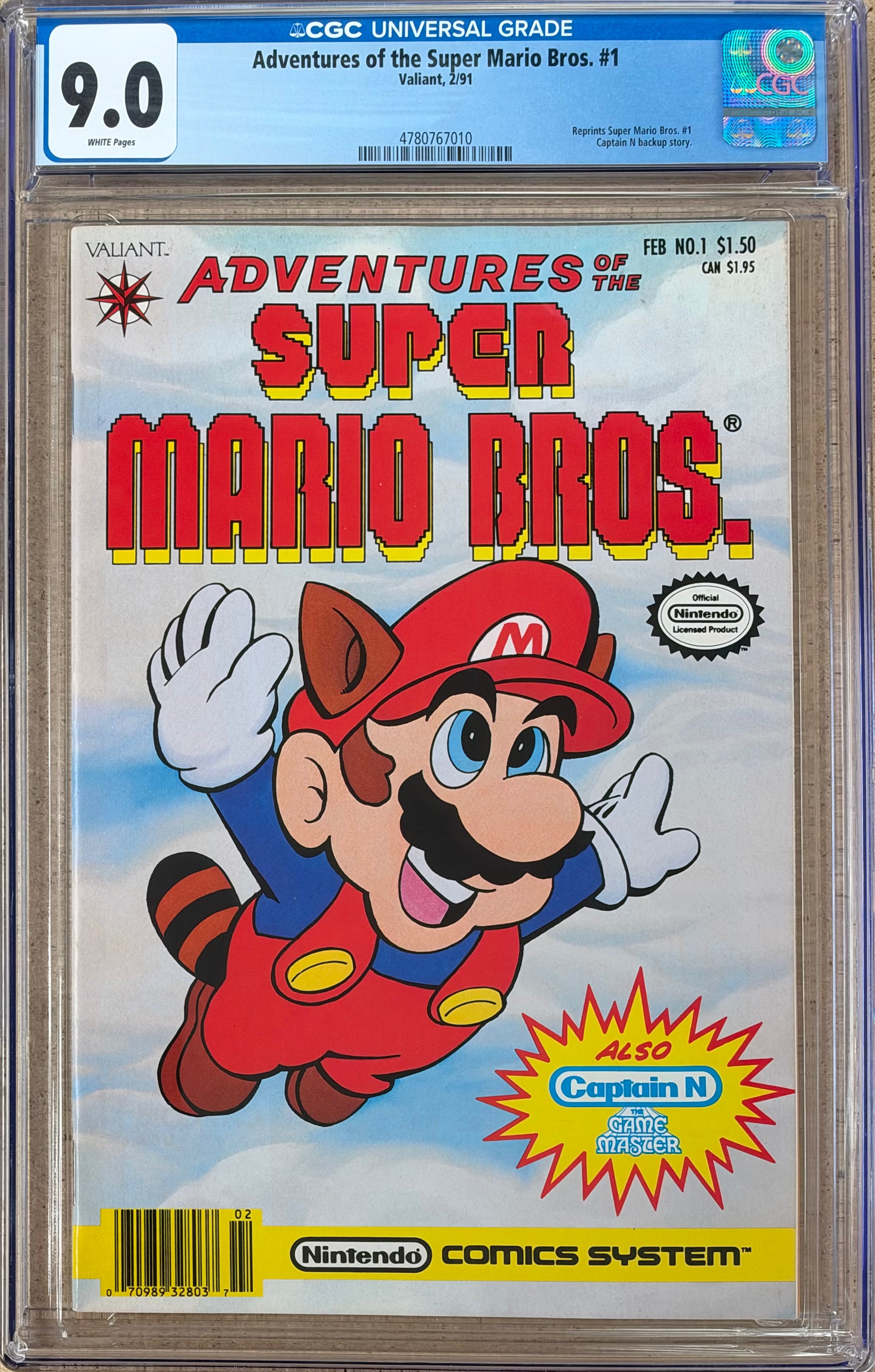 Adventures of the Super Mario Bros #1 CGC 9.0