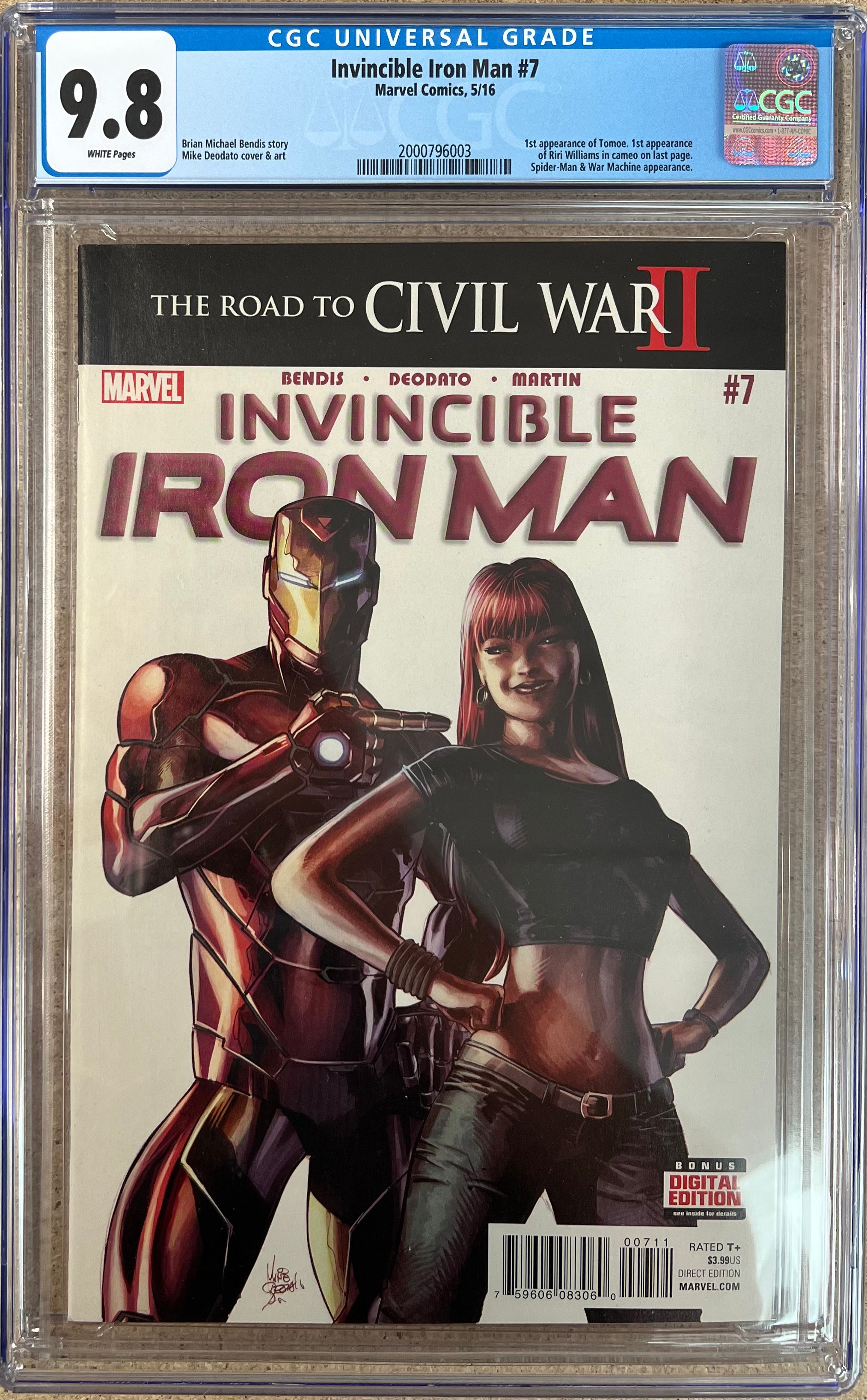 Invincible Iron Man #7 CGC 9.8