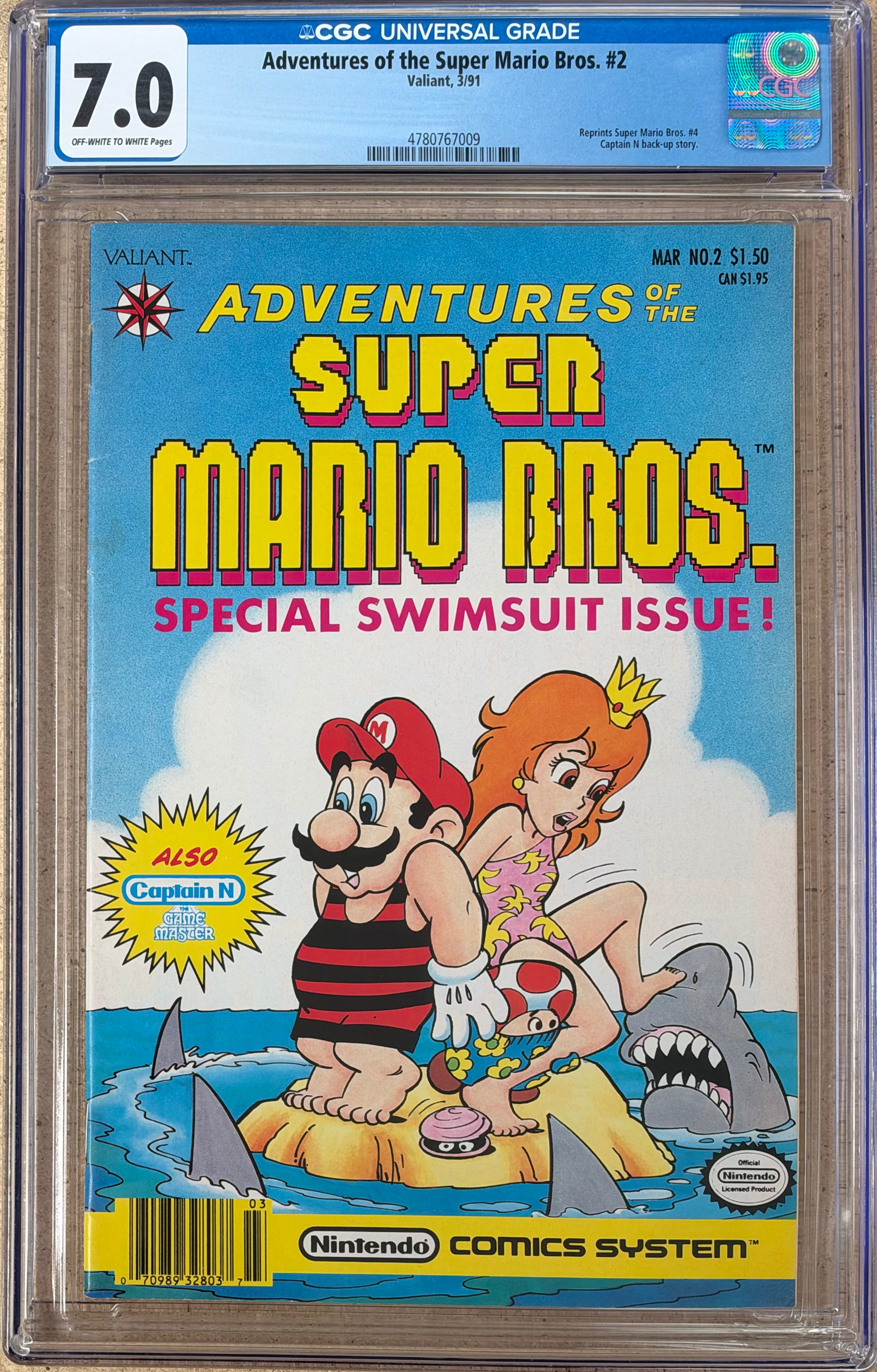 Adventures of the Super Mario Bros #2 CGC 7.0
