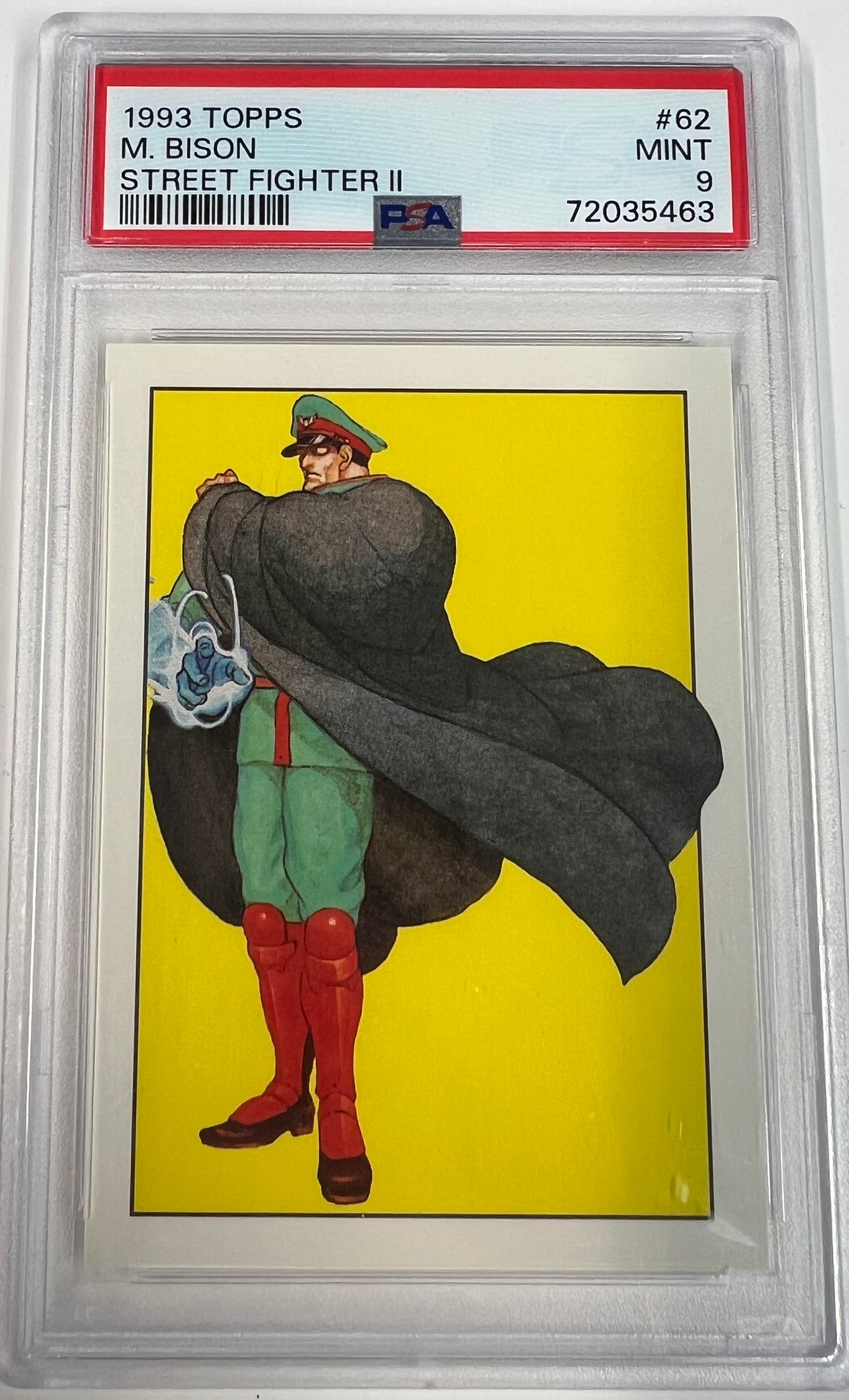 1993 Topps M. Bison Street Fighter II PSA 9 - Slab City Comics