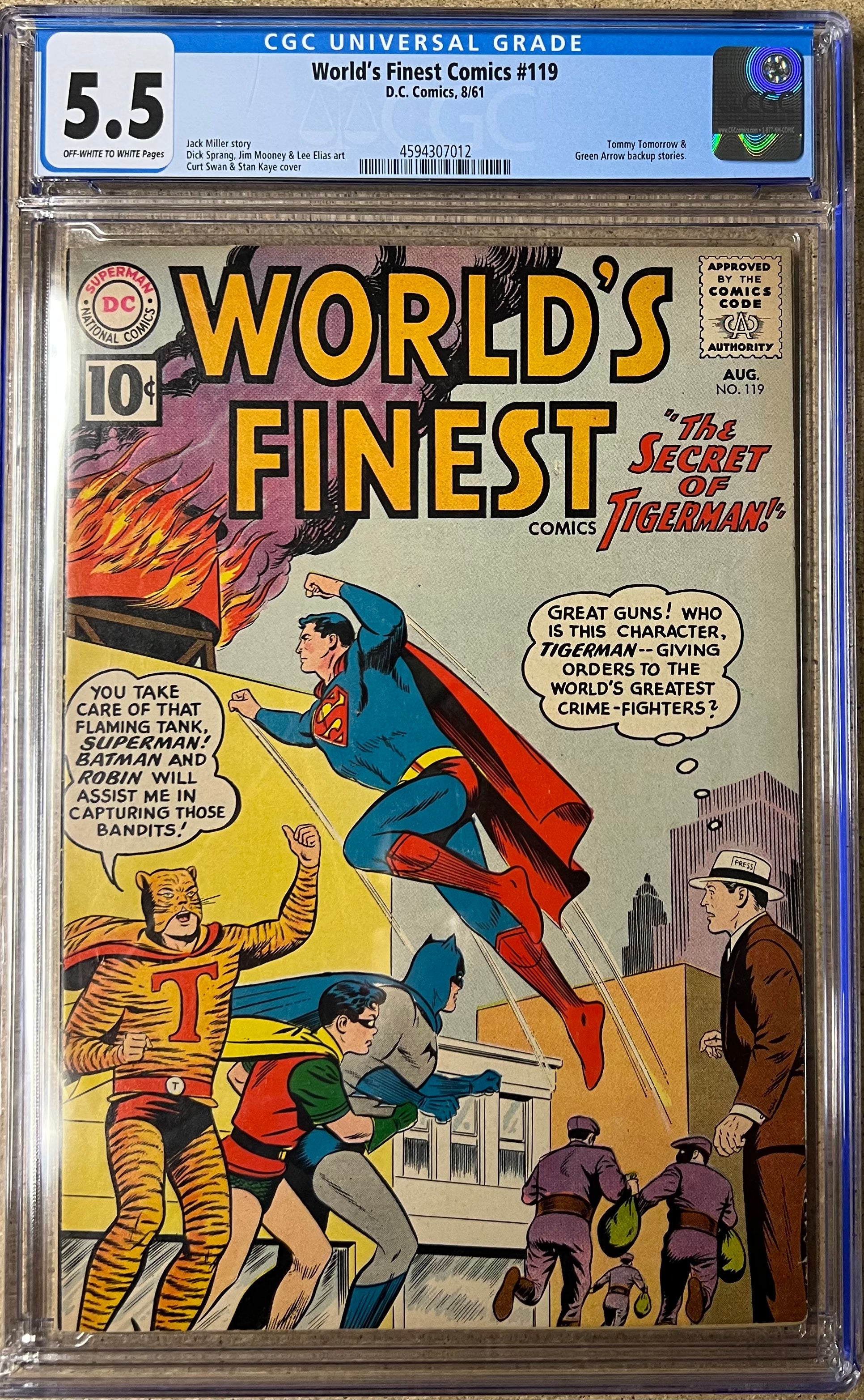 World's Finest Comics #119 CGC 5.5
