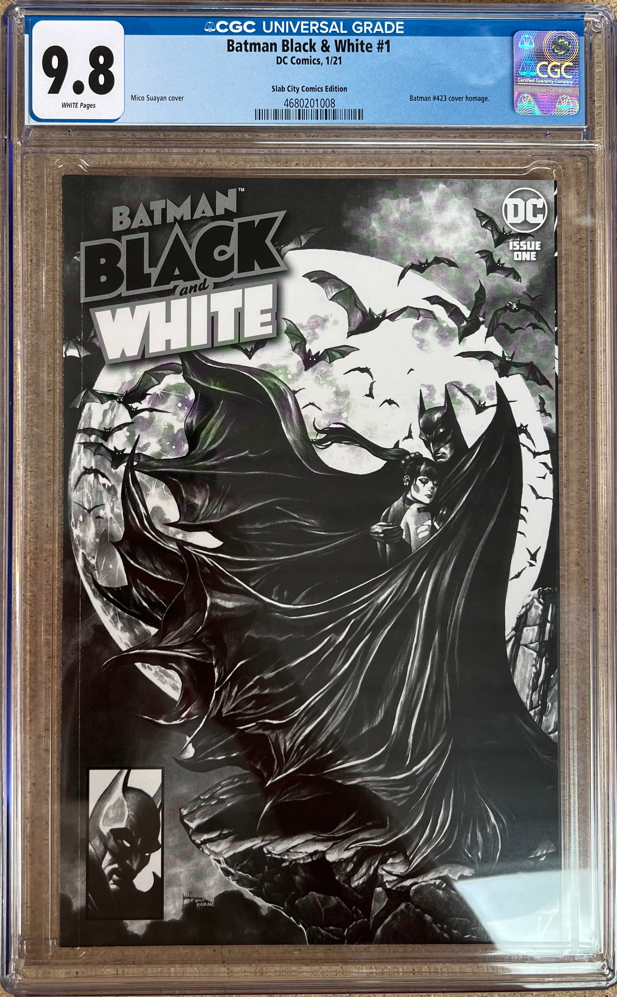 Batman Black & White #1 Suayan Variant CGC 9.8