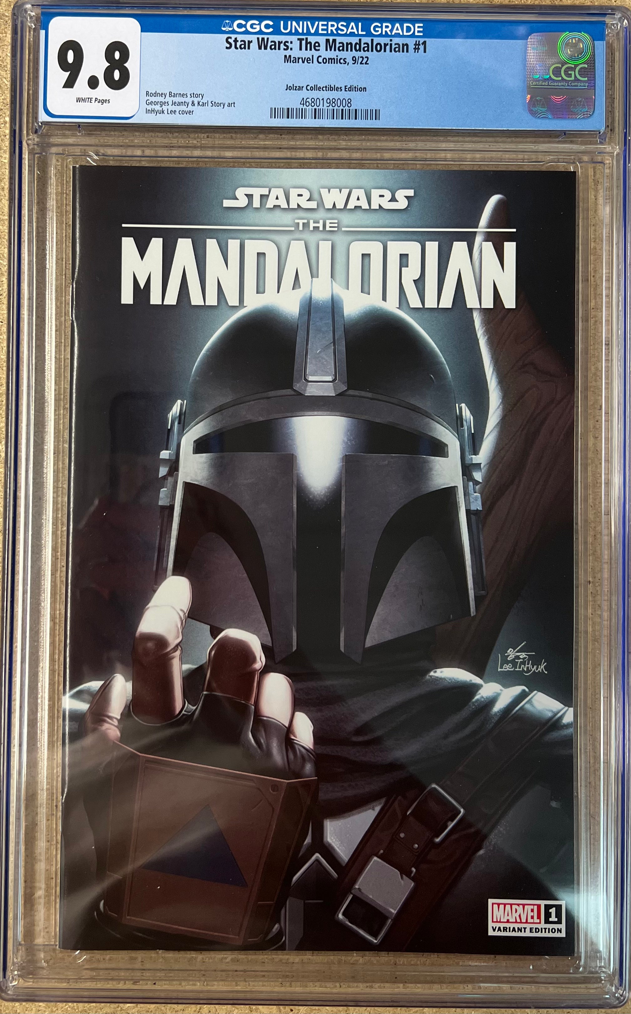 Star Wars: The Mandalorian #1 InHyuk Lee Trade CGC 9.8