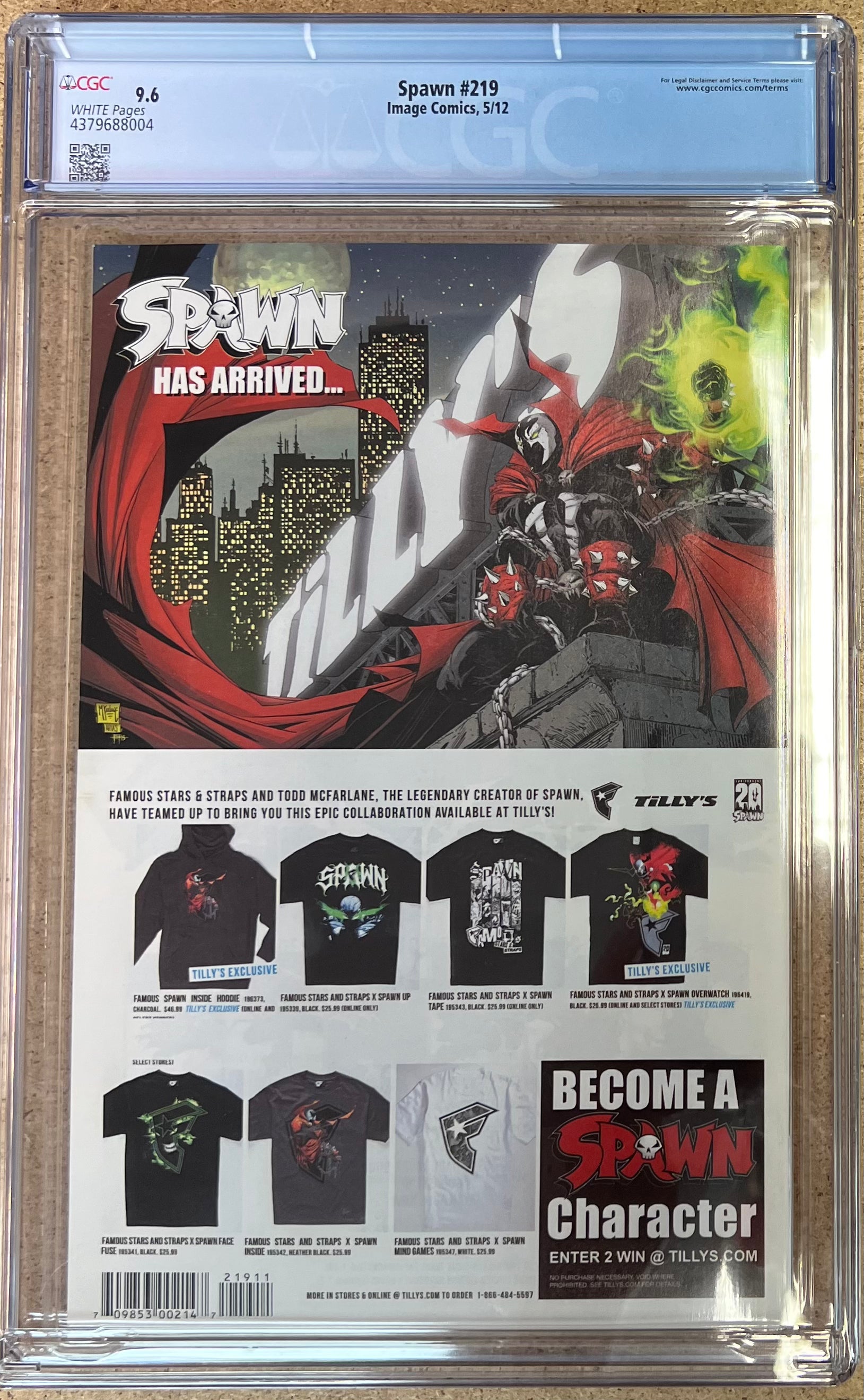 Spawn #219 CGC 9.6 - Slab City Comics