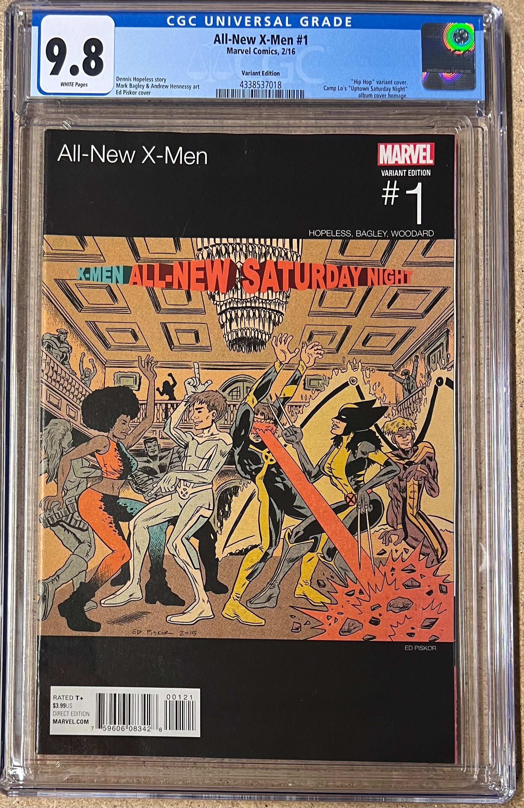 All New X-Men #1 Hip Hop Variant CGC 9.8