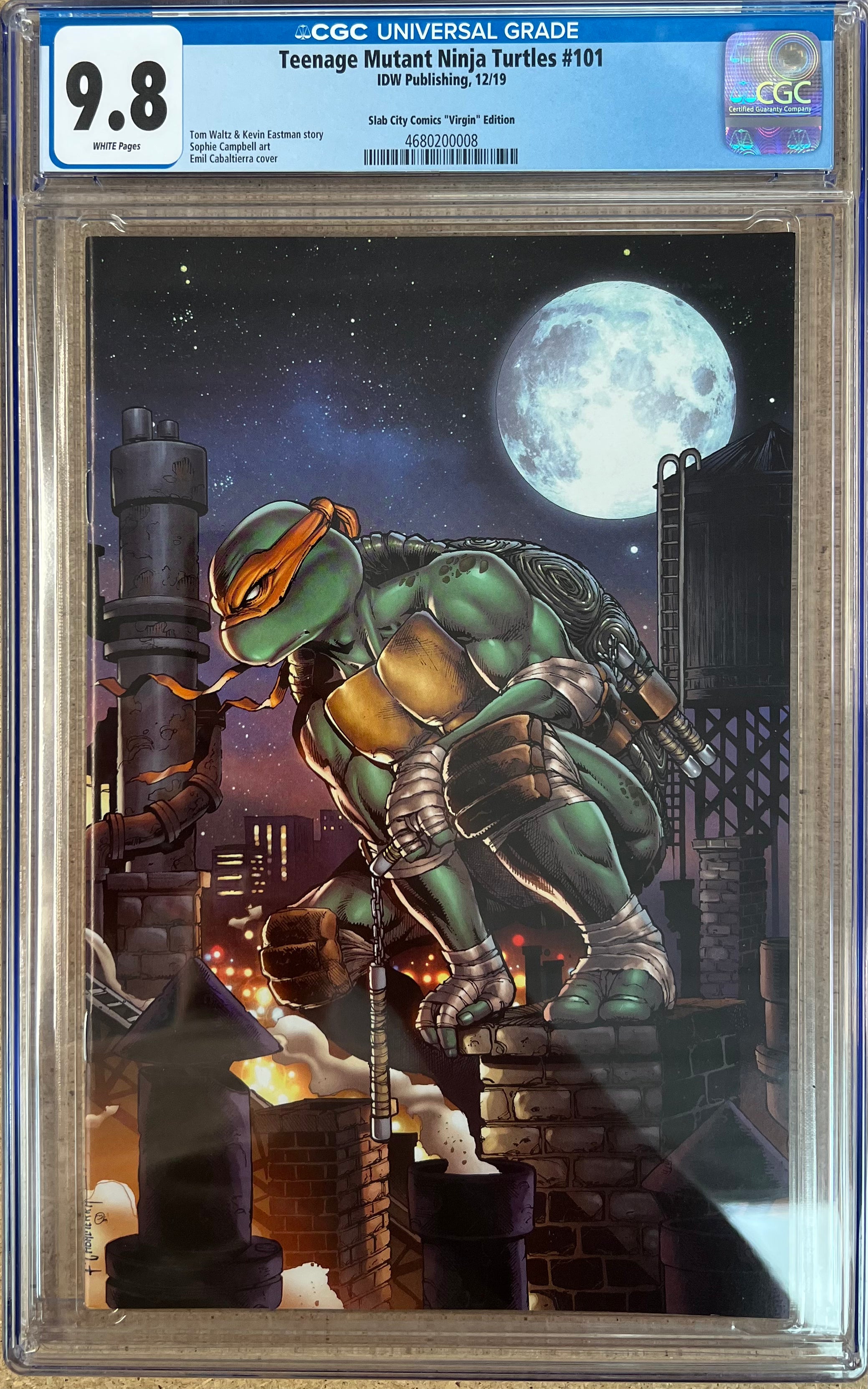 Teenage Mutant Ninja Turtles #101 Cabaltierra Virgin CGC 9.8