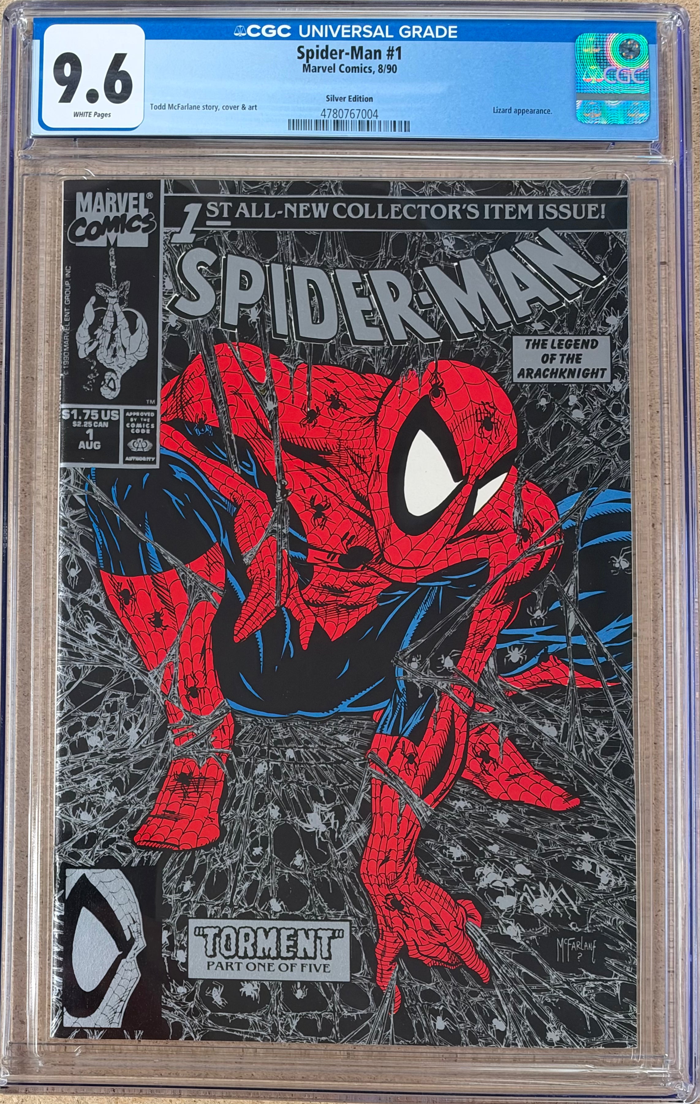 Spider-Man #1 Silver Edition CGC 9.6