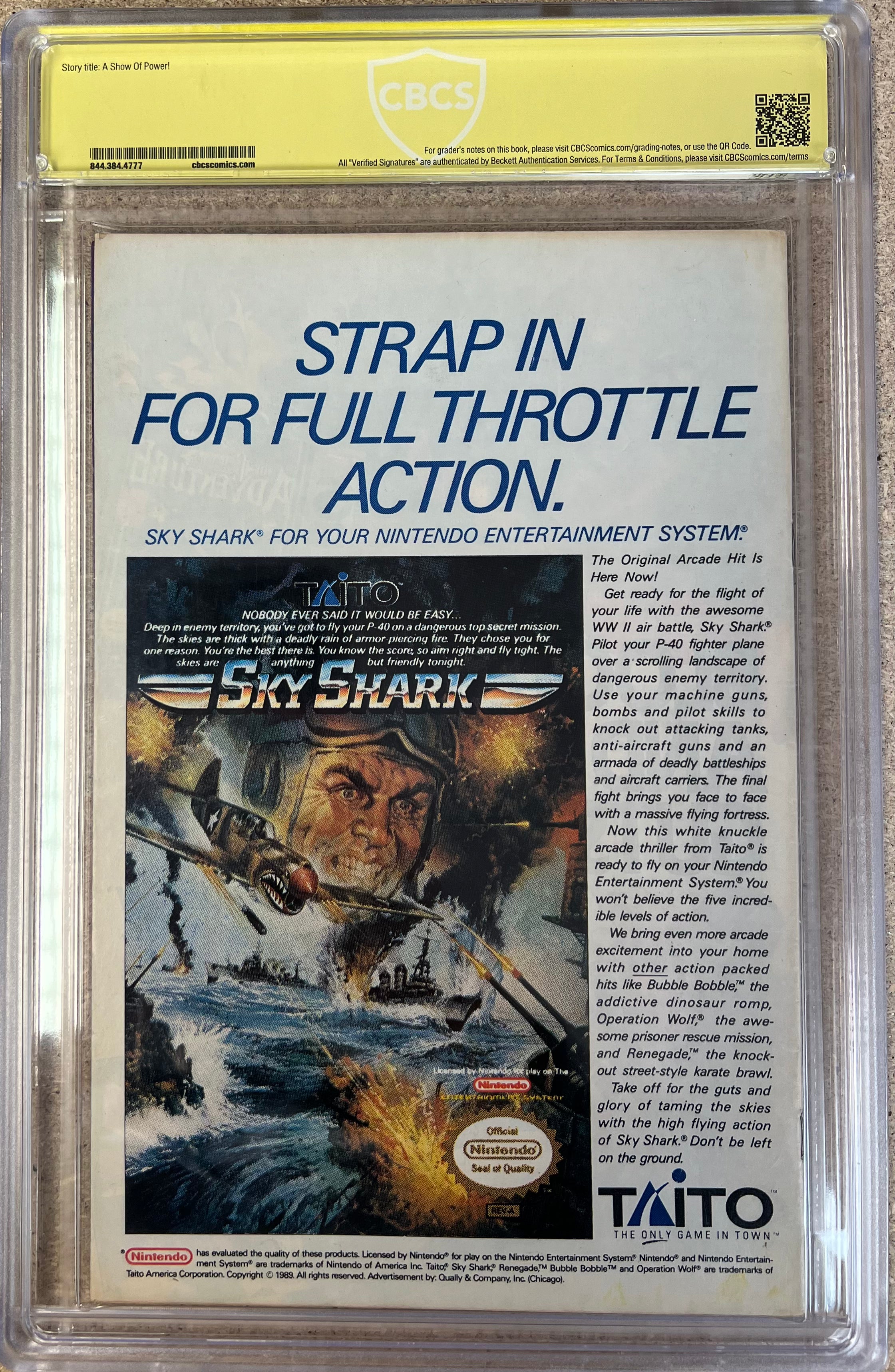 New Mutants #87 CBCS 7.5 Signed By Rob Liefeld