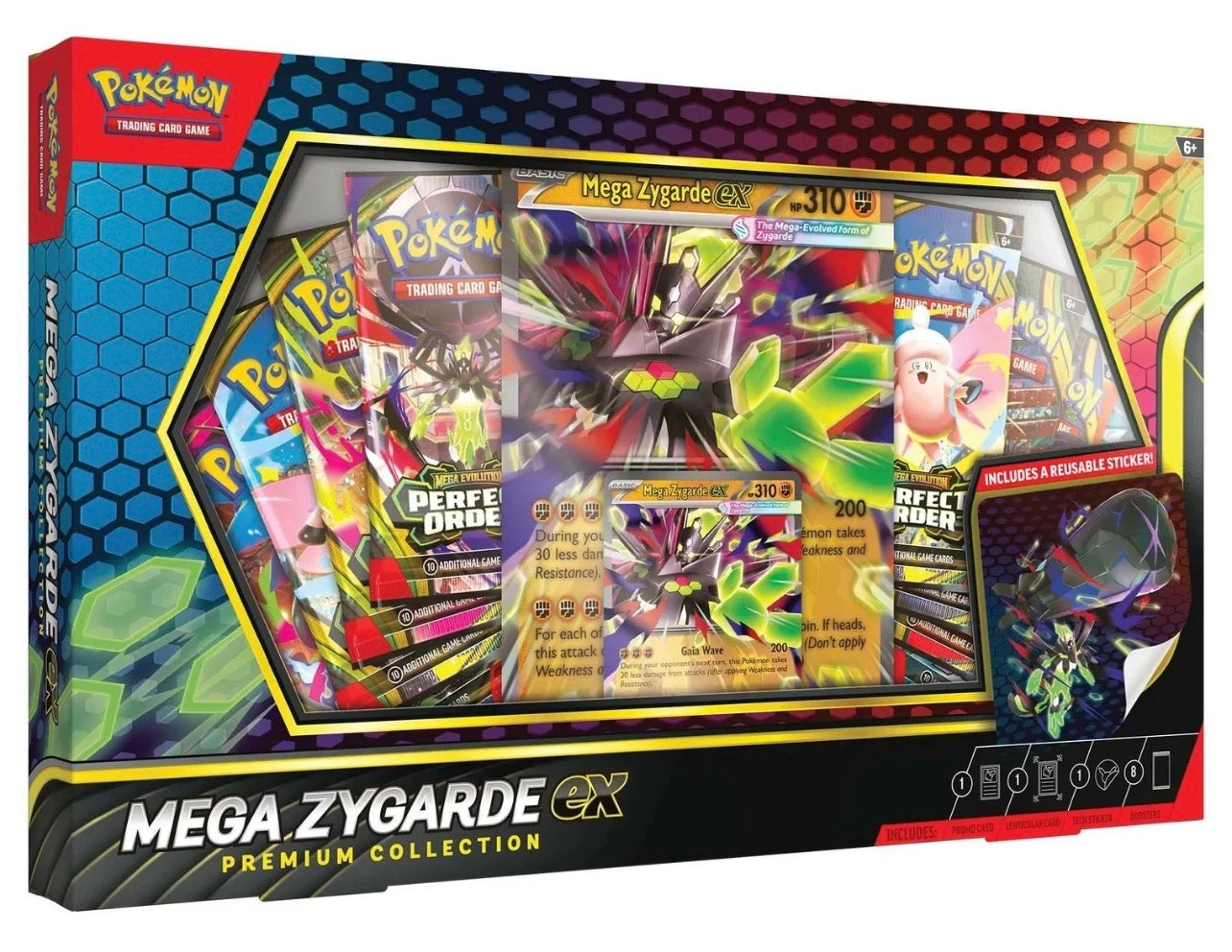 Pokemon Mega Zygarde ex Premium Collection Sealed Case of 6