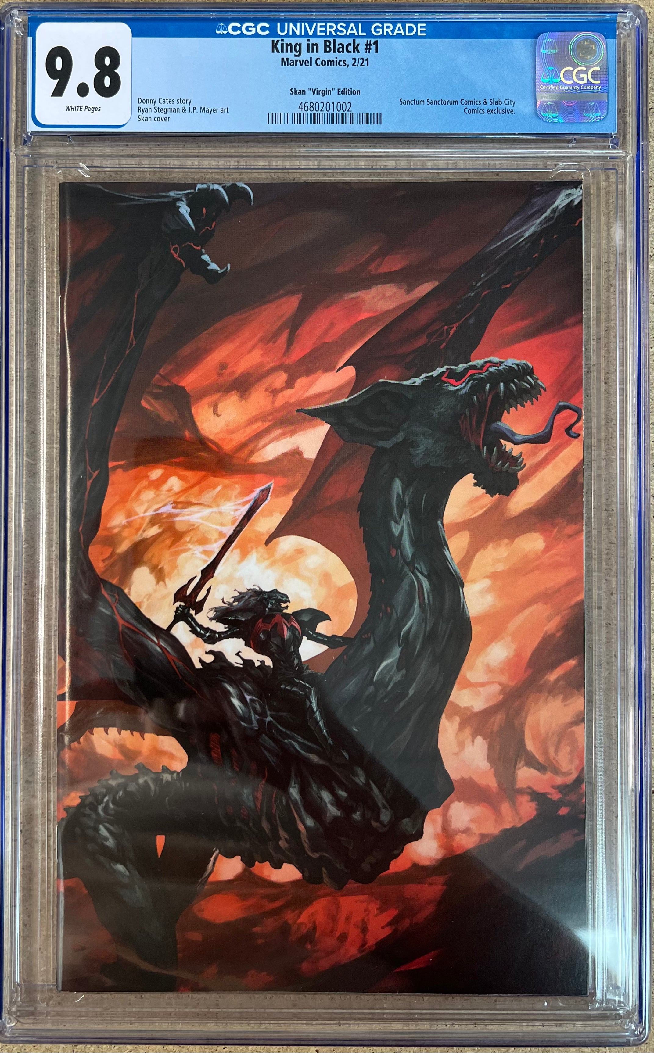 King In Black #1 Skan Virgin CGC 9.8