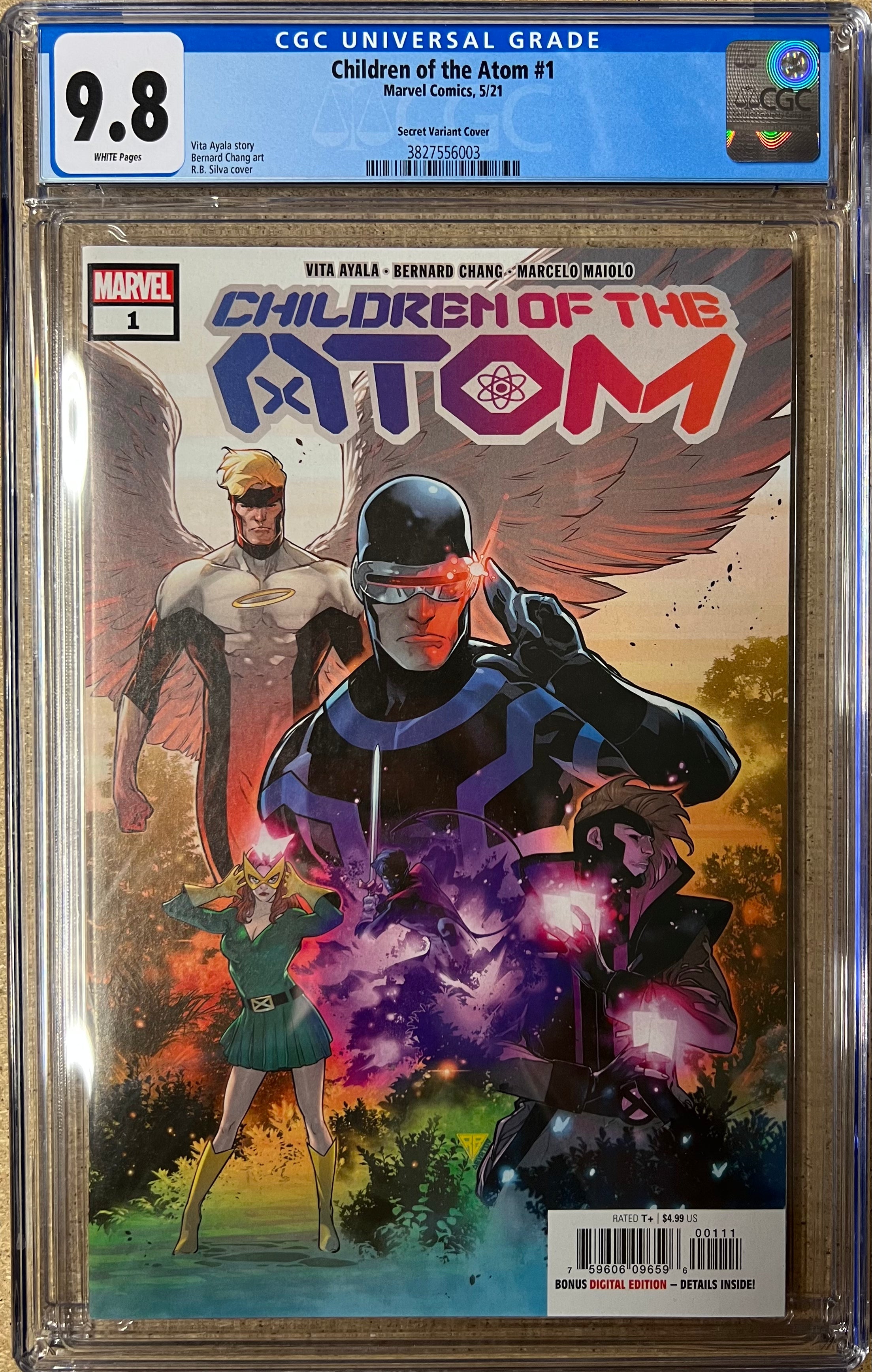Children Of The Atom #1 Secret Variant CGC 9.8