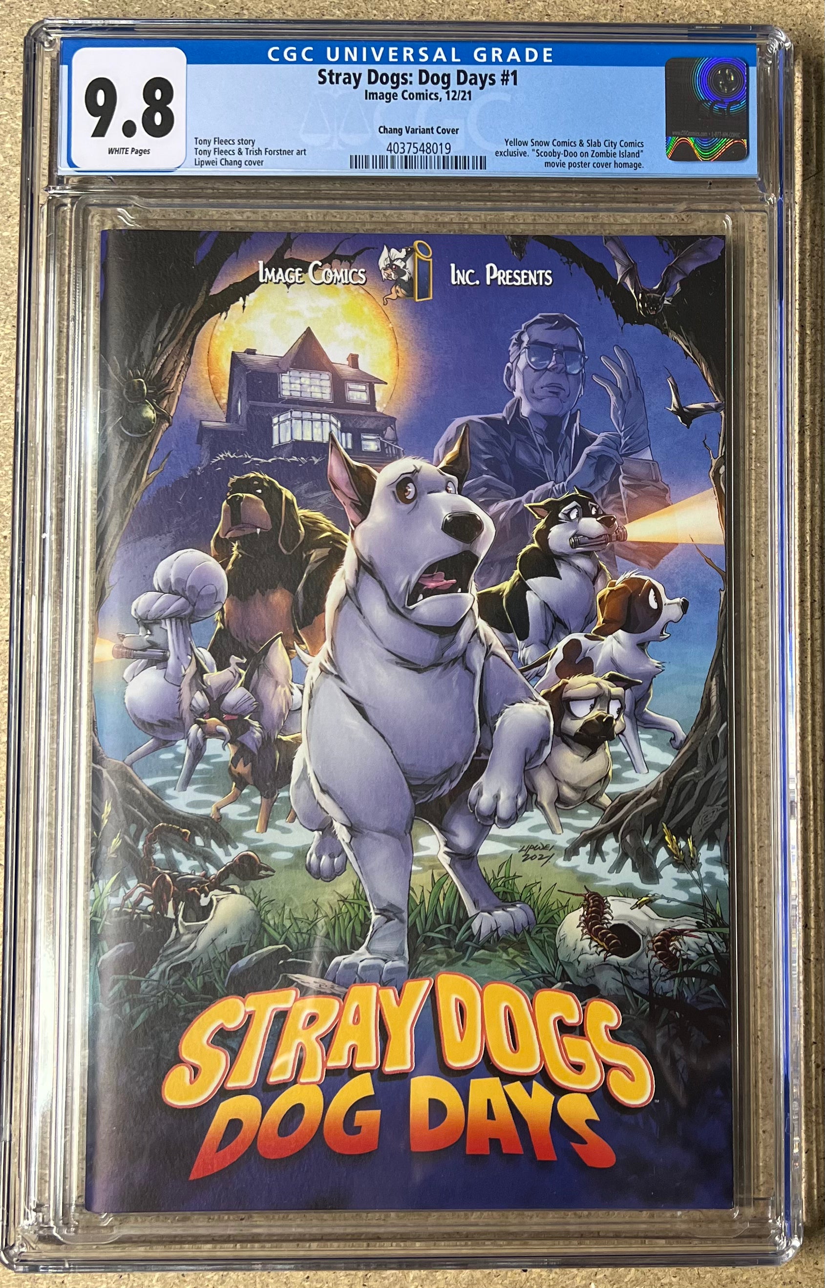 STRAY DOGS DOG DAYS #1 LIPWEI VARIANT CGC 9.8 - Slab City Comics
