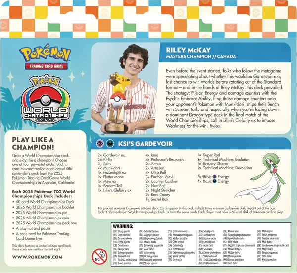 Pokémon TCG: World Championship Decks 2025 - Assortment PRE-ORDER