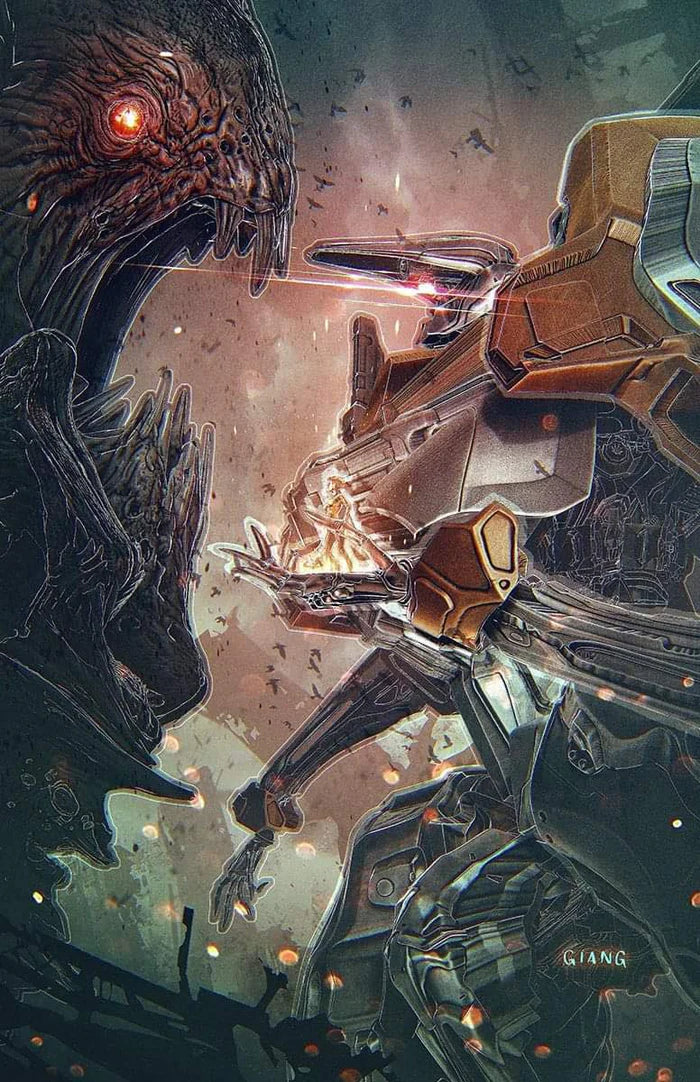 DAWNRUNNER #1 JOHN GIANG C2E2 EXCLUSIVE VIRGIN VARIANT LTD TO 500 - Slab City Comics