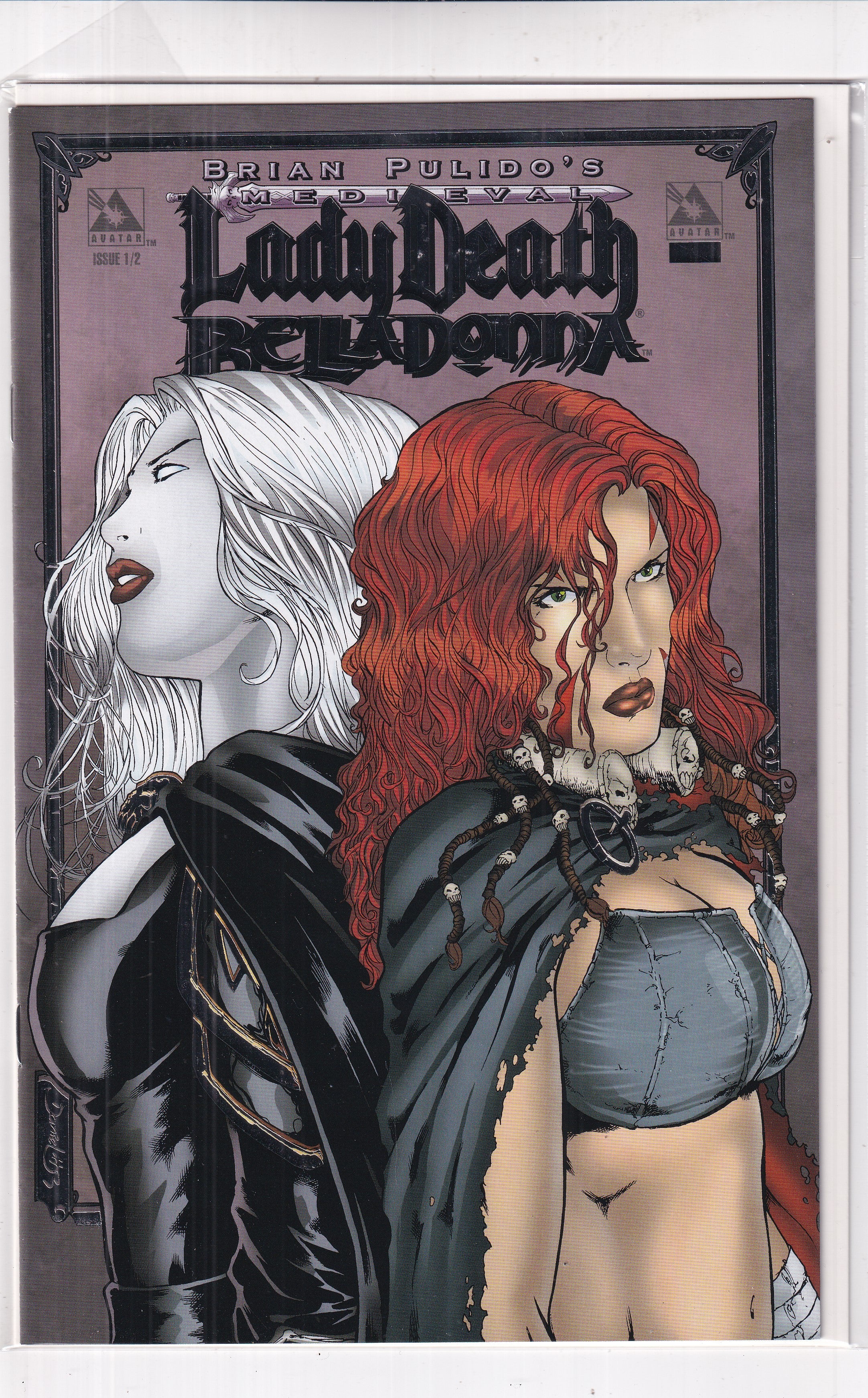 MEDIEVAL LADY DEATH BELLADONNA PLATINUM FOIL VARIANT - Slab City Comics