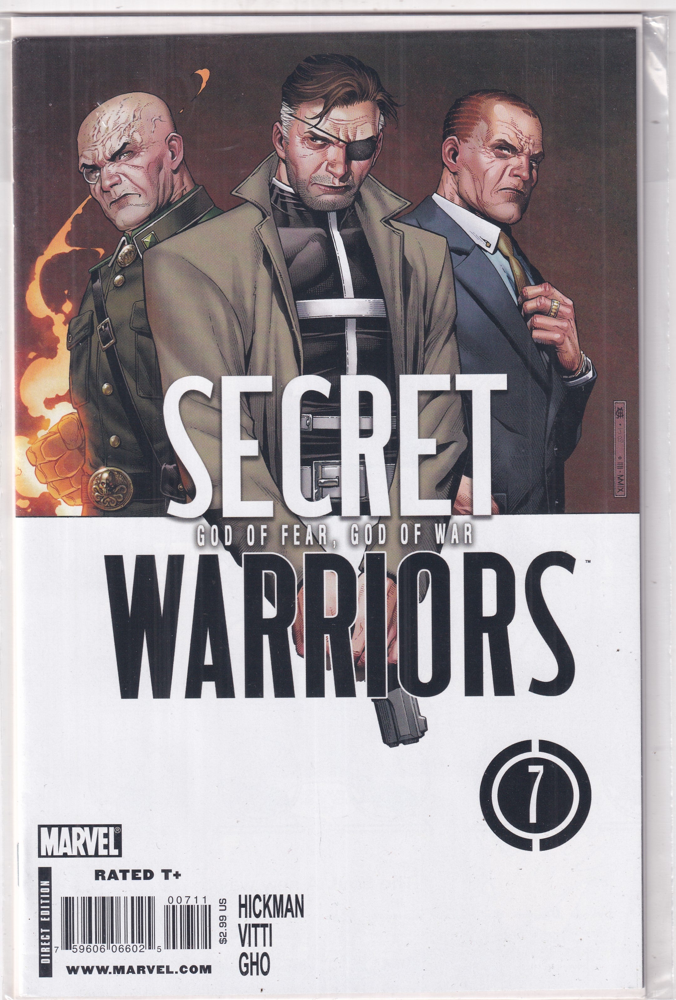 SECRET WARRIORS GOD OF FEAR, GOD OF WAR #7 - Slab City Comics