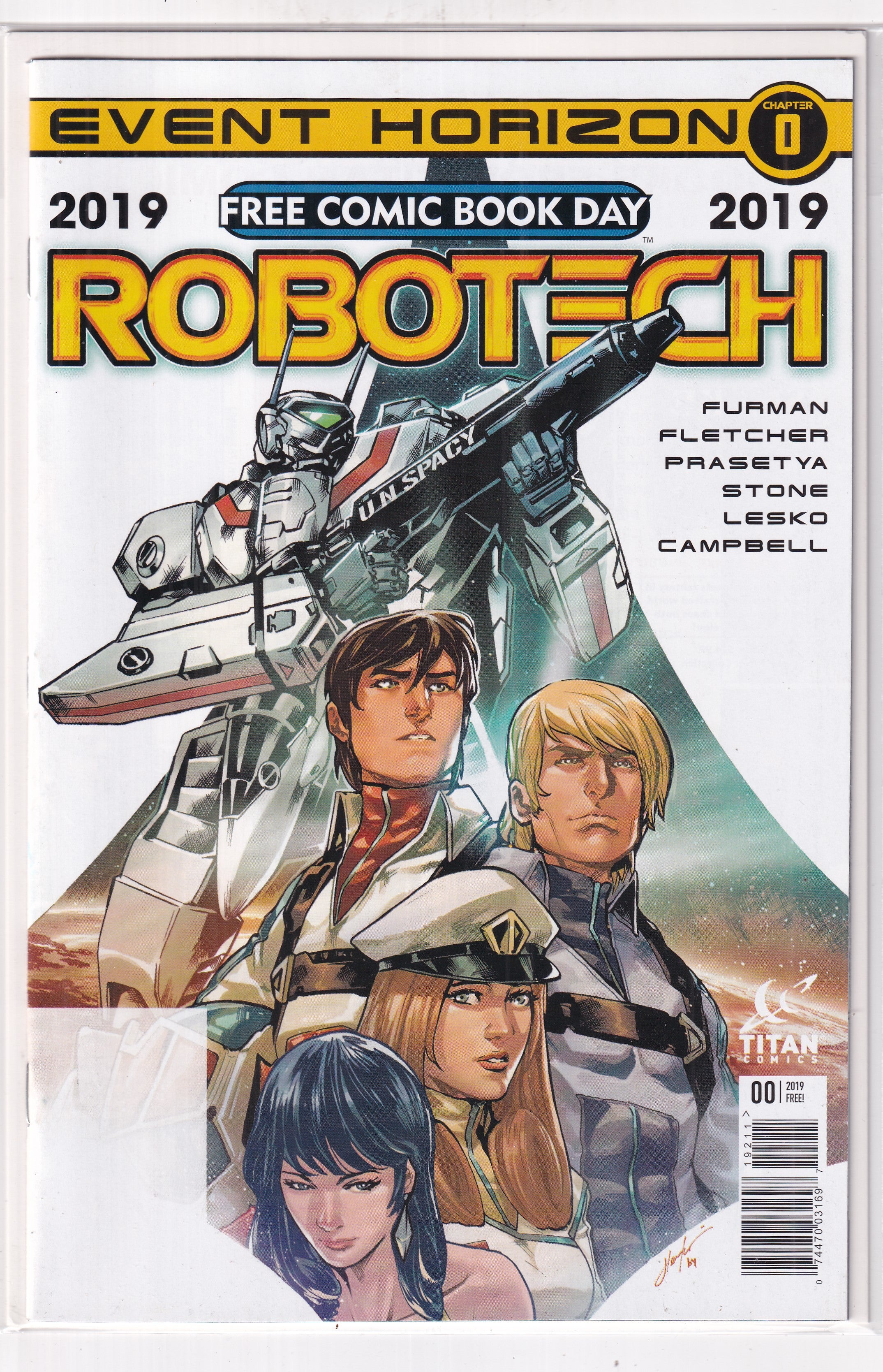 ROBOTECH #0 2019 FCBD - Slab City Comics