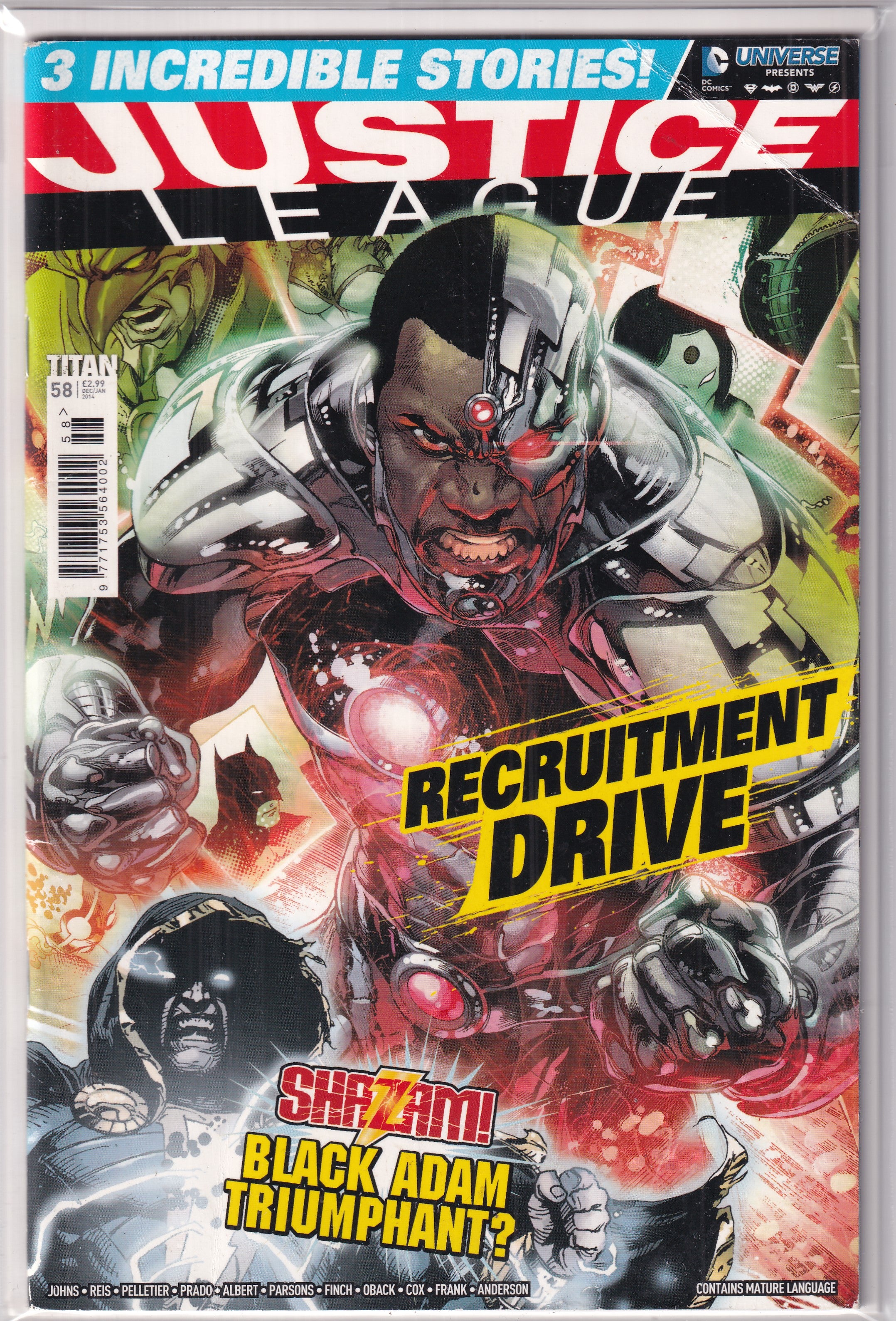 JUSTICE LEAGUE #58 - Slab City Comics
