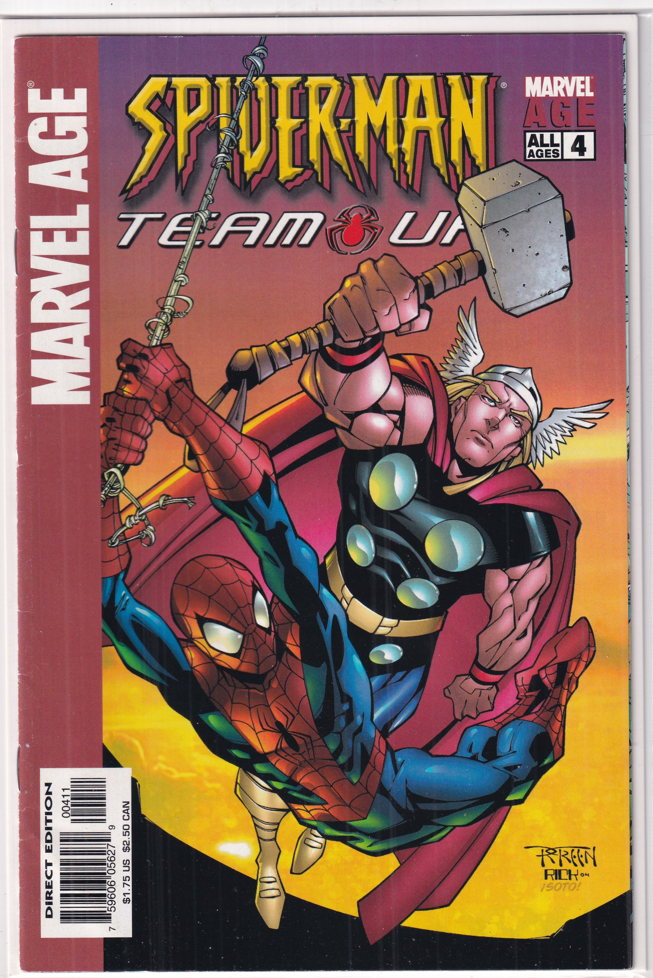 SPIDER-MAN TEAM UP #4 - Slab City Comics