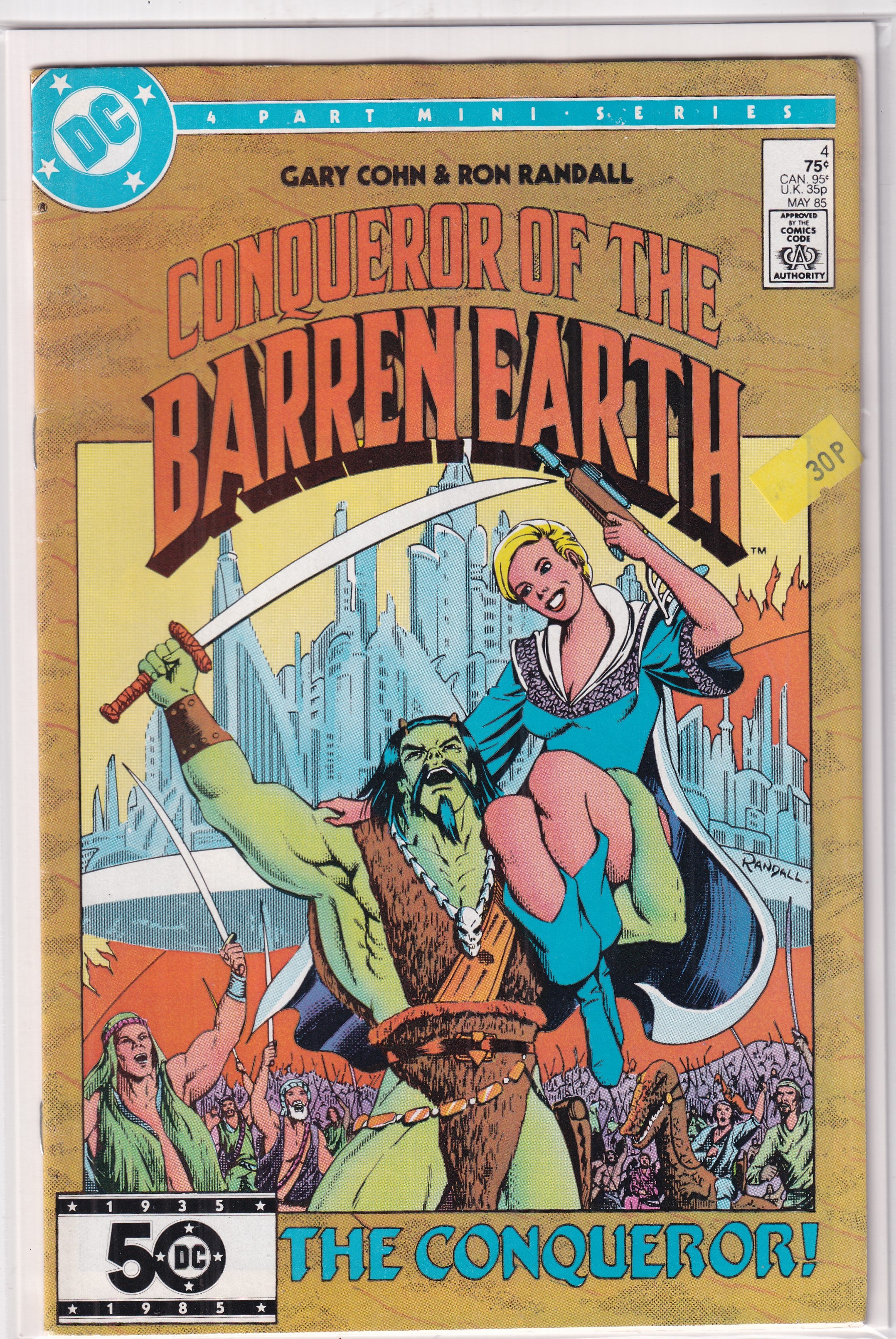 CONQUEROR OF THE BARREN EARTH #4 - Slab City Comics