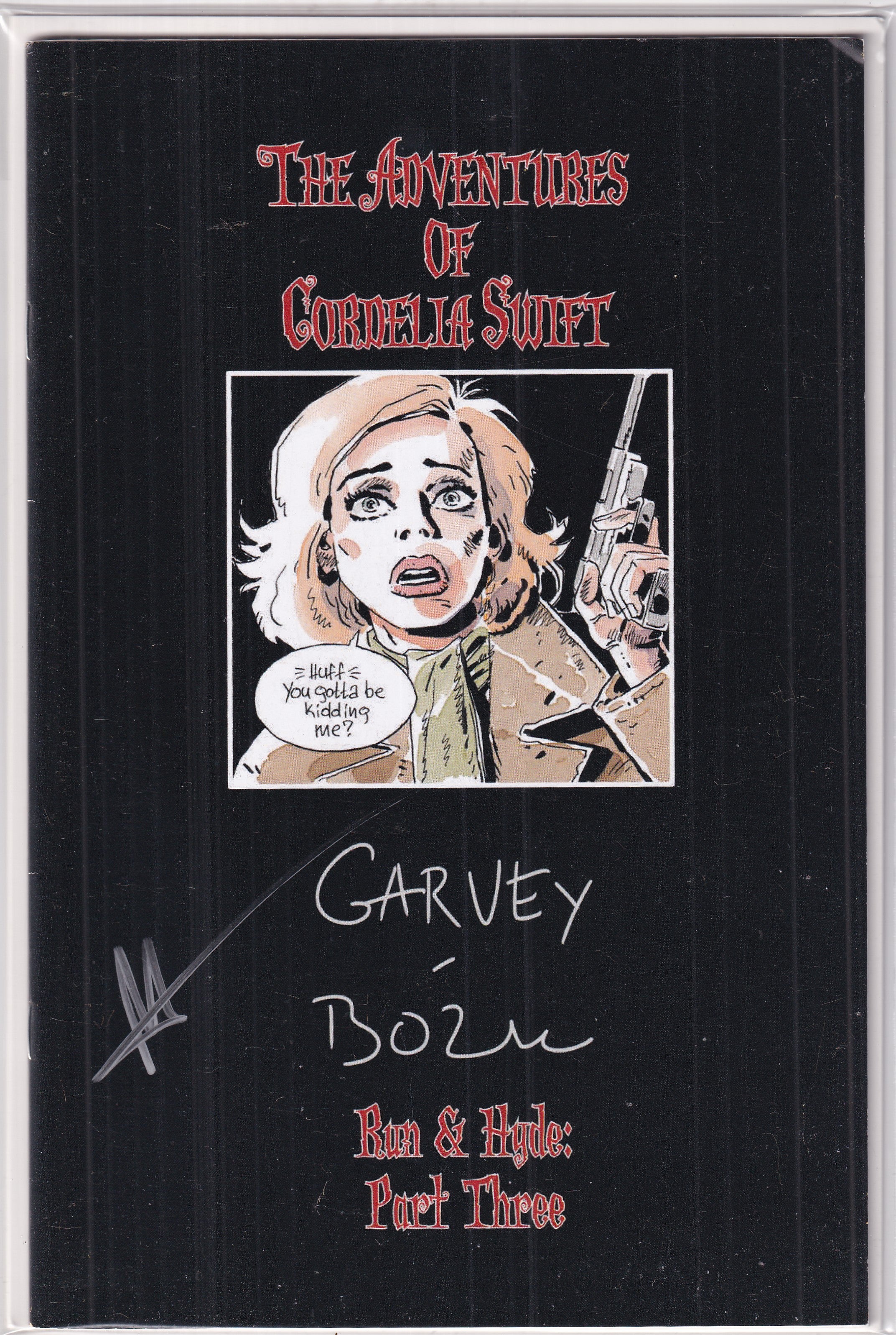 ADVENTURES OF CORDELIA SWIFT RUN & HYDE #3 (SIGNED) - Slab City Comics