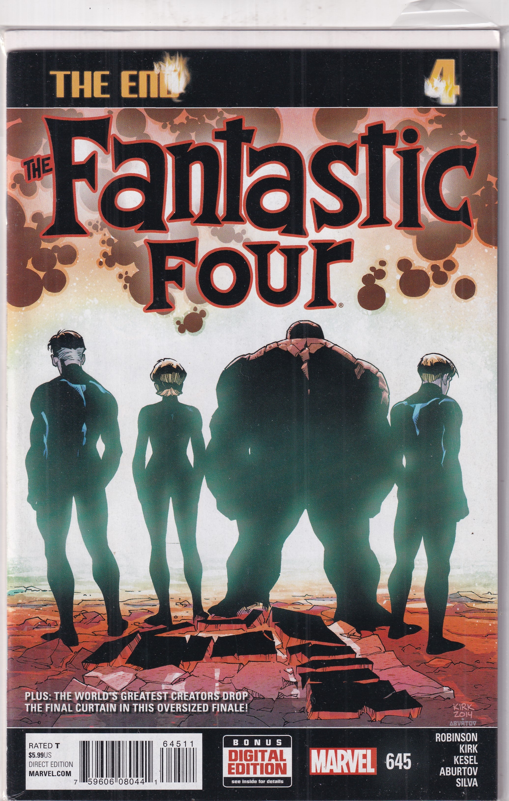THE END FANTASTIC FOUR #4 - Slab City Comics