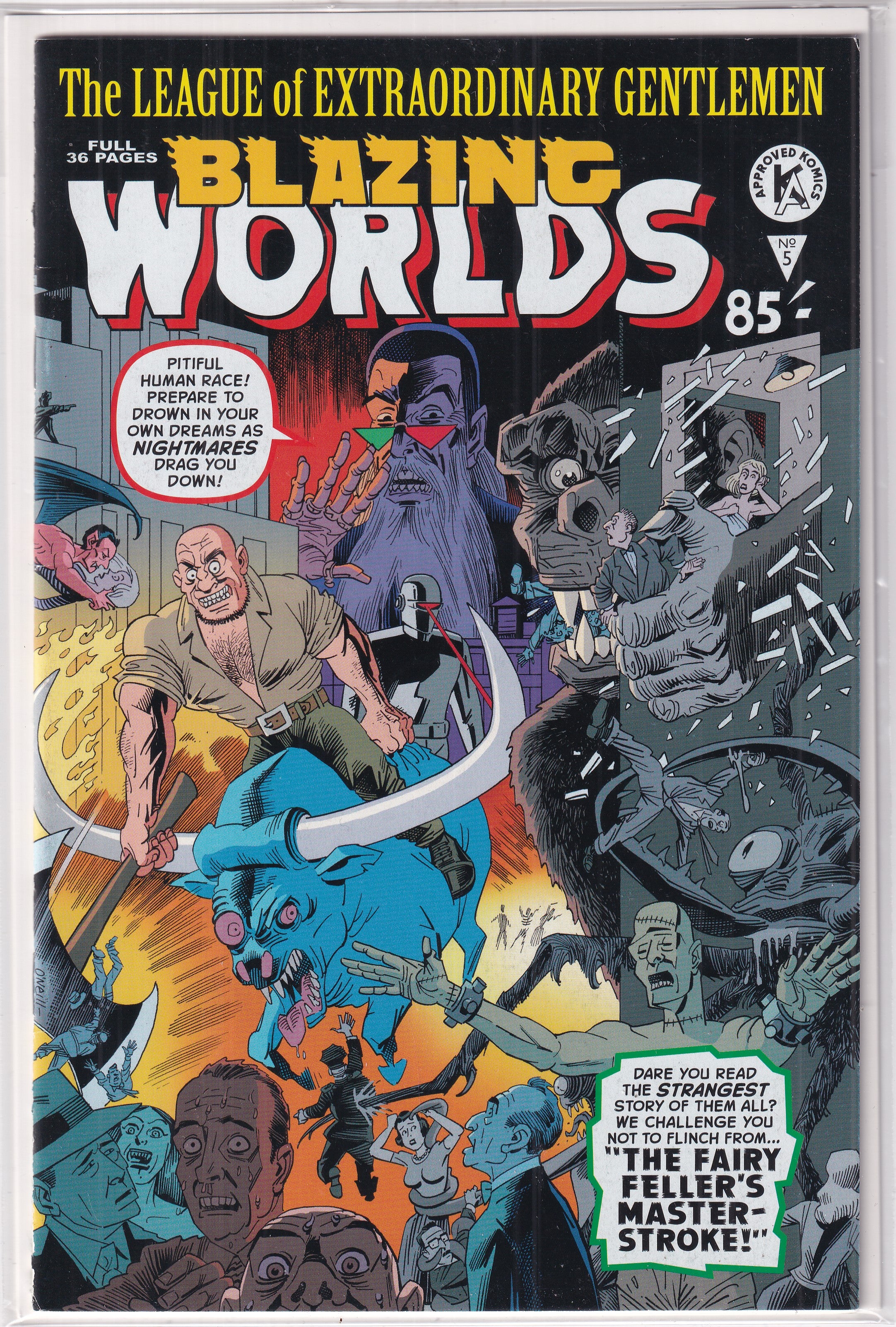 LEAGUE OF EXTRAORDINARY GENTLEMEN BLAZING WORLDS 85 #5 - Slab City Comics