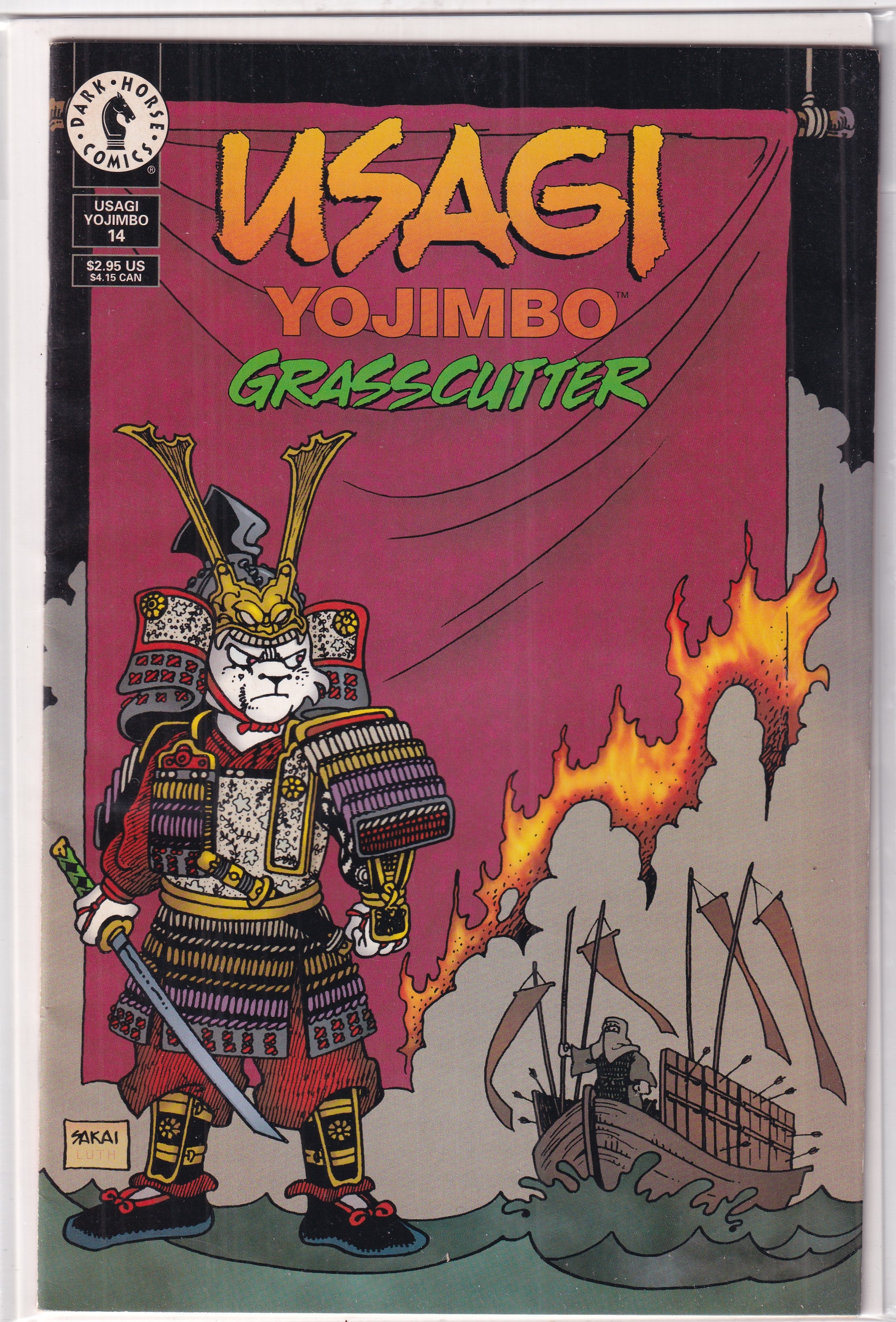 USAGI YOJIMBO GRASSCUTTER #14 - Slab City Comics