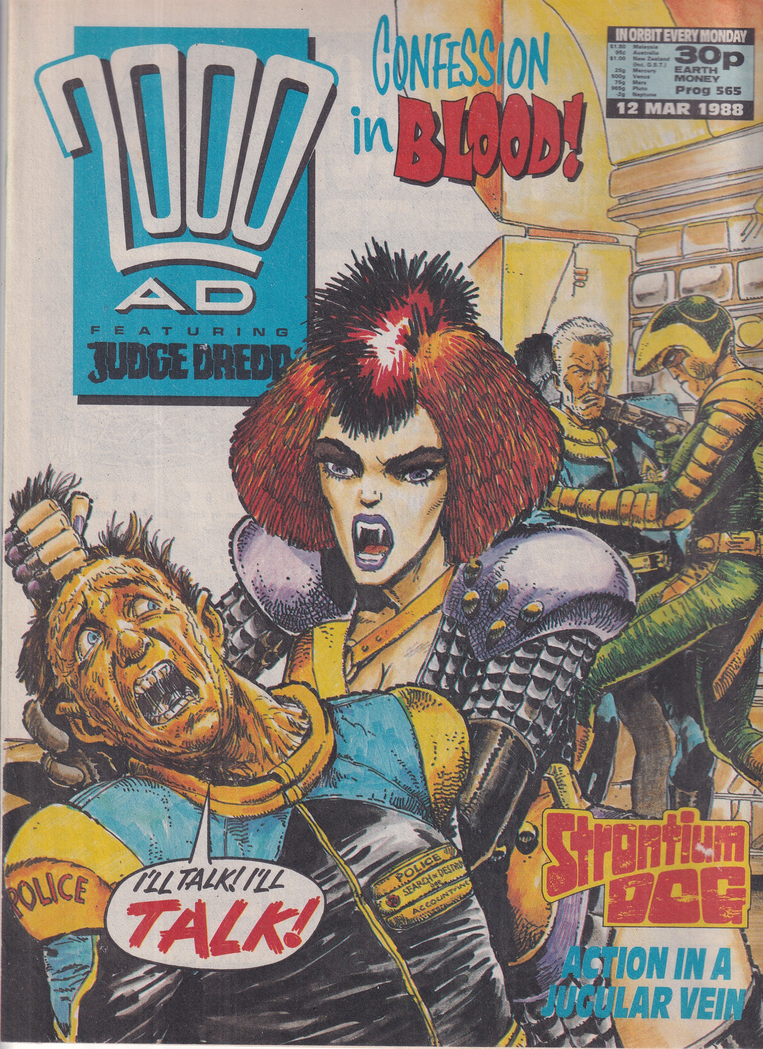 2000AD #565 - Slab City Comics