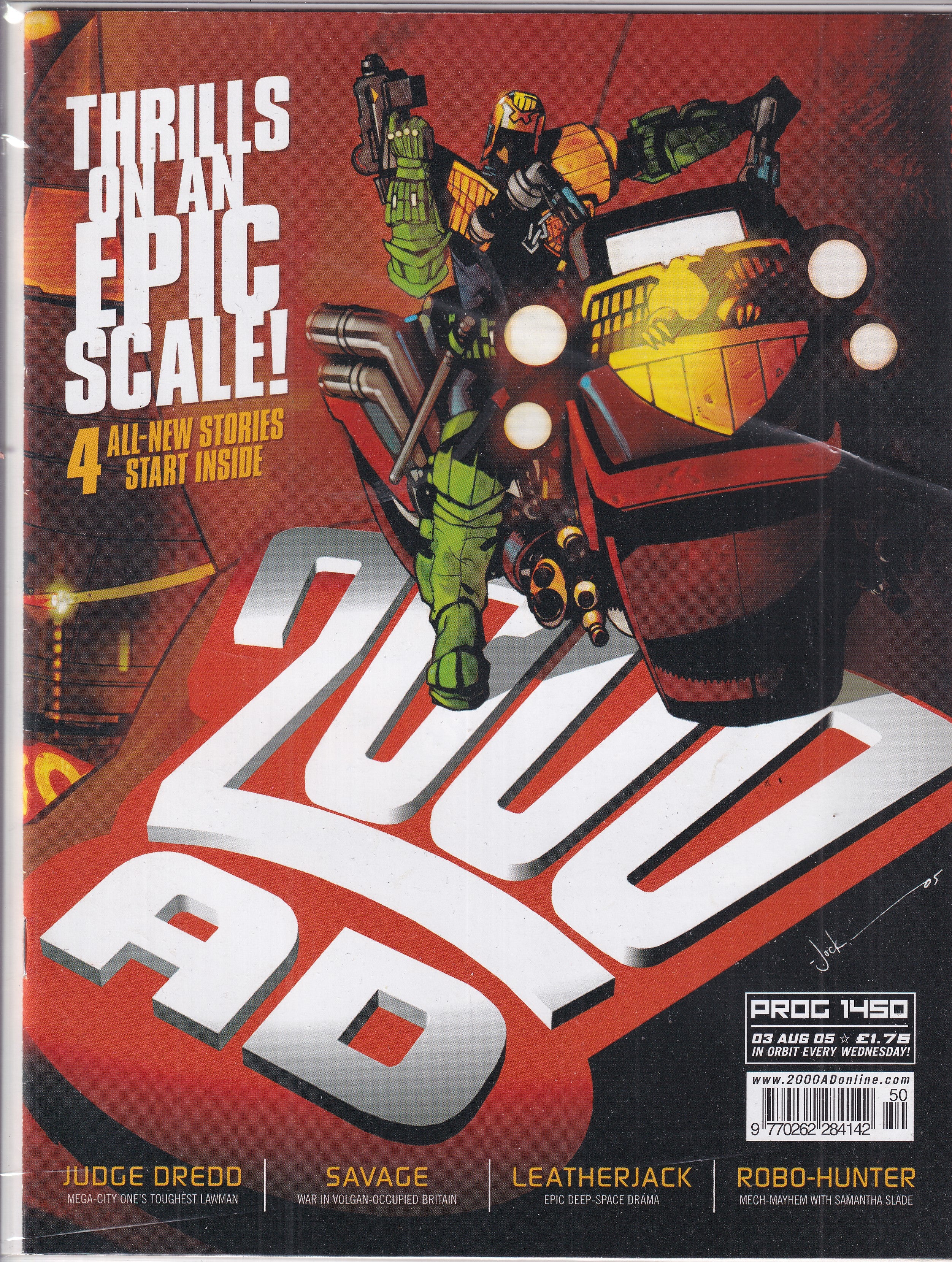 2000 AD #1450 - Slab City Comics