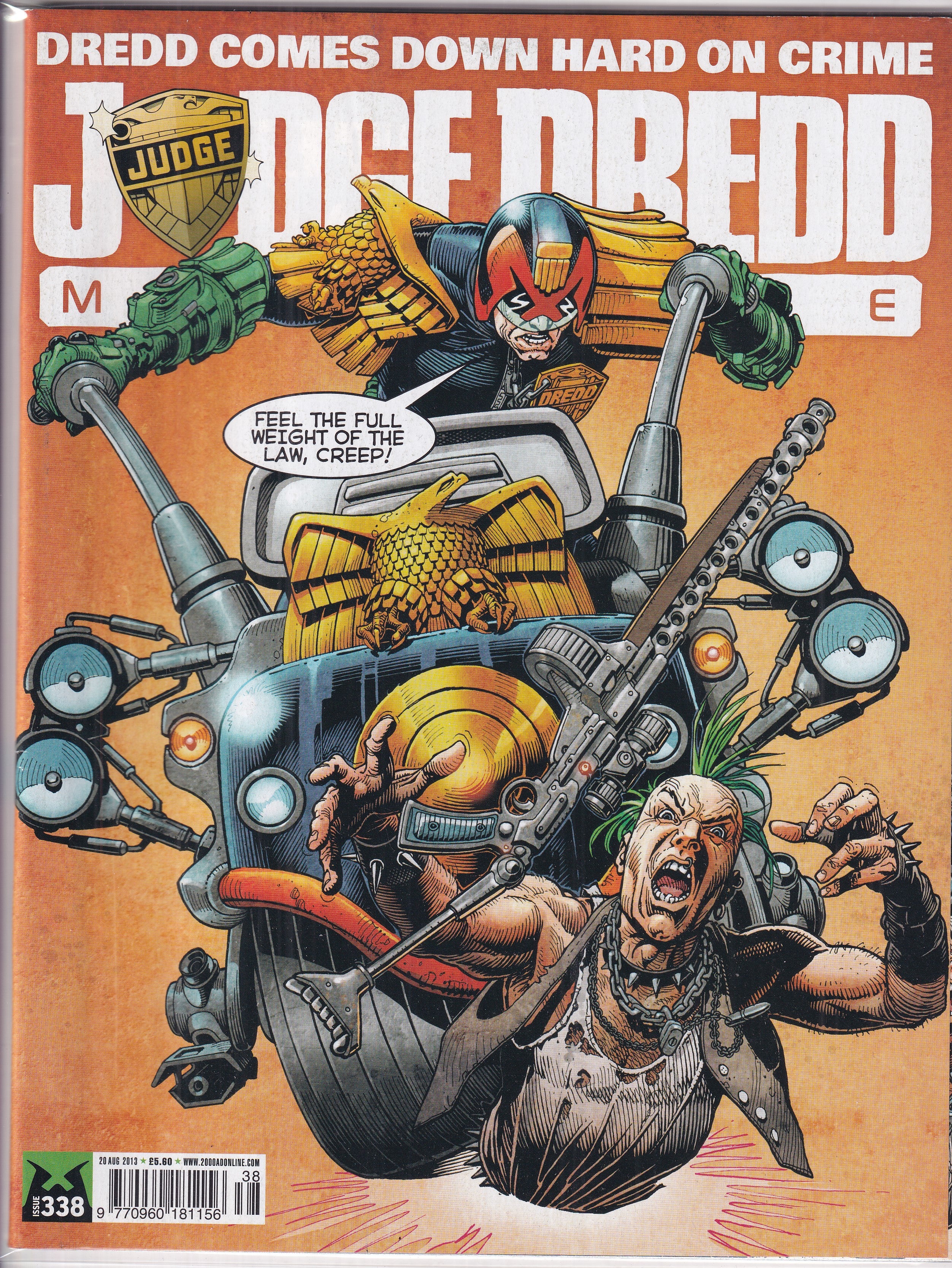 JUDGE DREDD MEGAZINE #338 - Slab City Comics