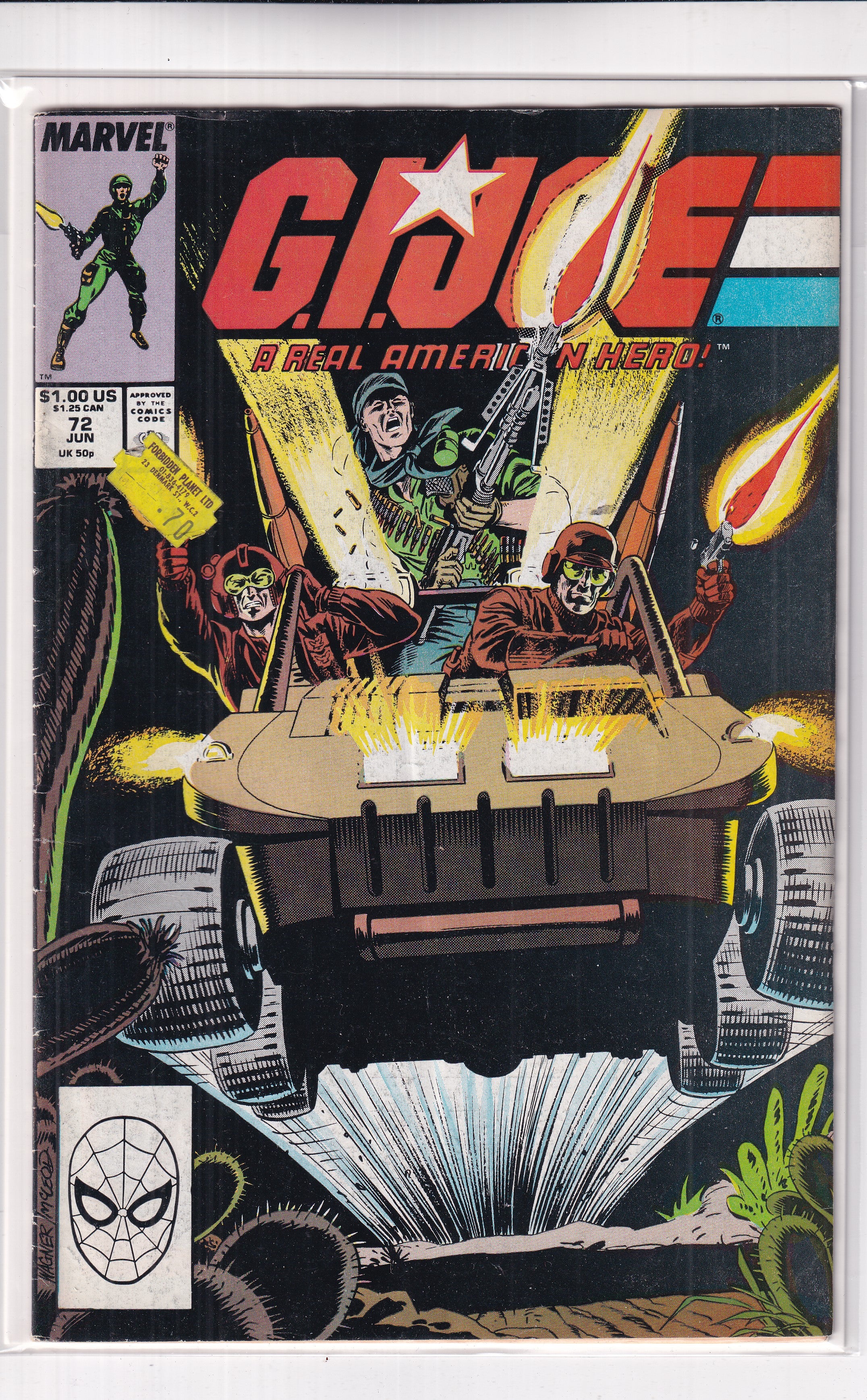 G.I.JOE A REAL AMERICAN HERO #72 - Slab City Comics