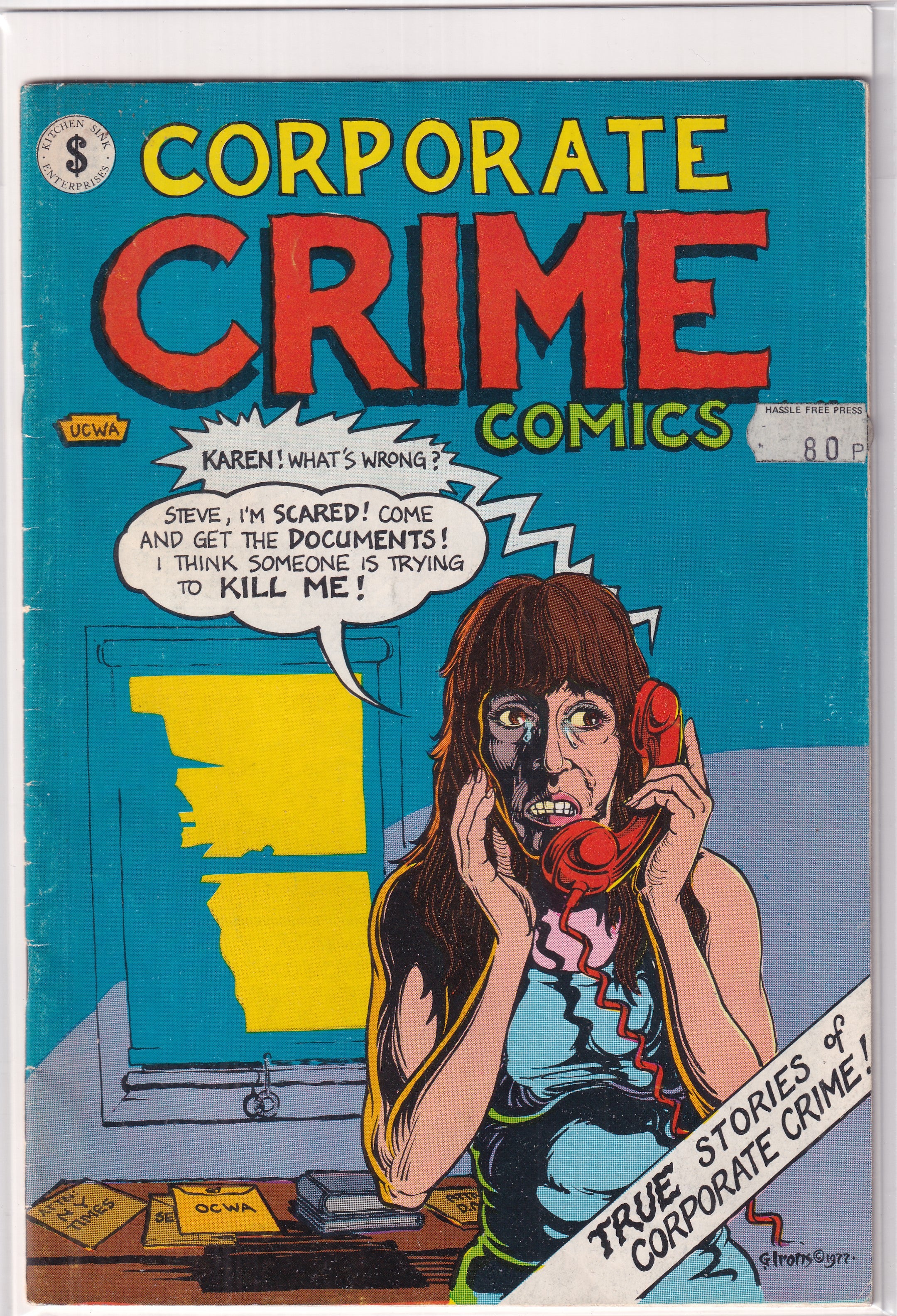 CORPORATE CRIME COMICS #7 - Slab City Comics