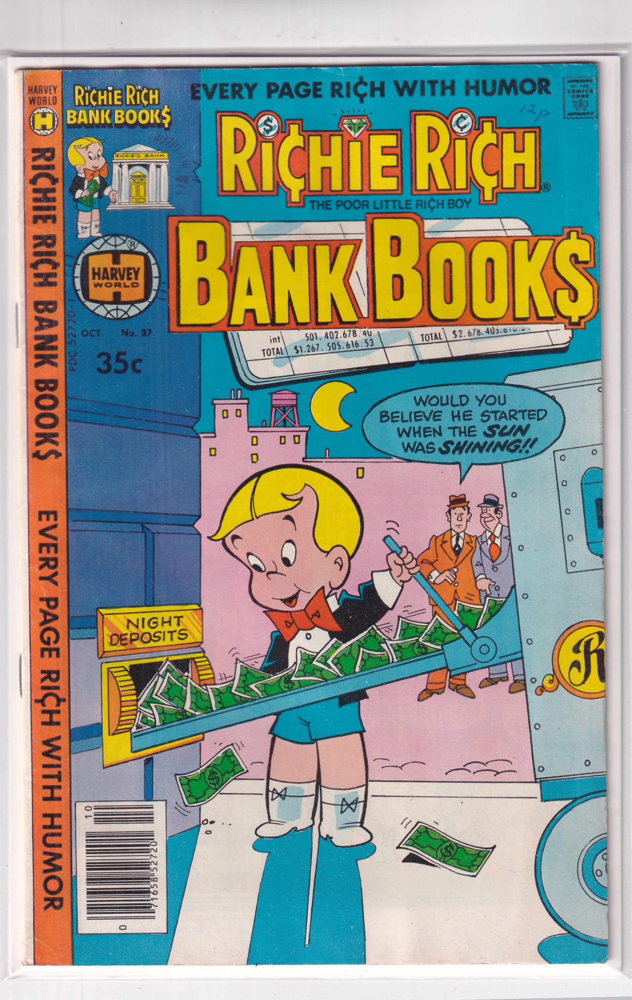 RICHIE RICH BANK BOOKS #37 - Slab City Comics